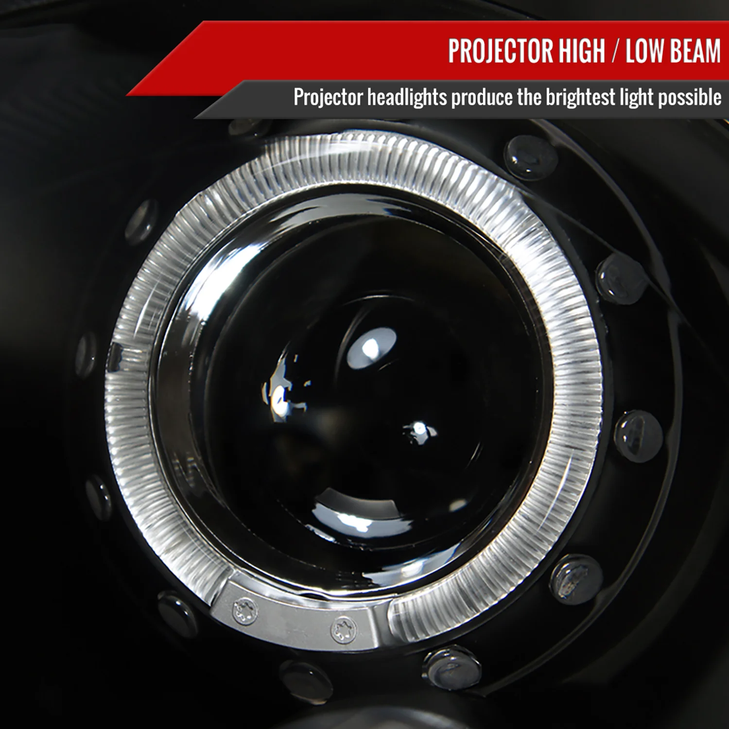 2007-2015 Mini Cooper R55 R56 R57 R58 R59 Single Halo Headlights Black - Image 3