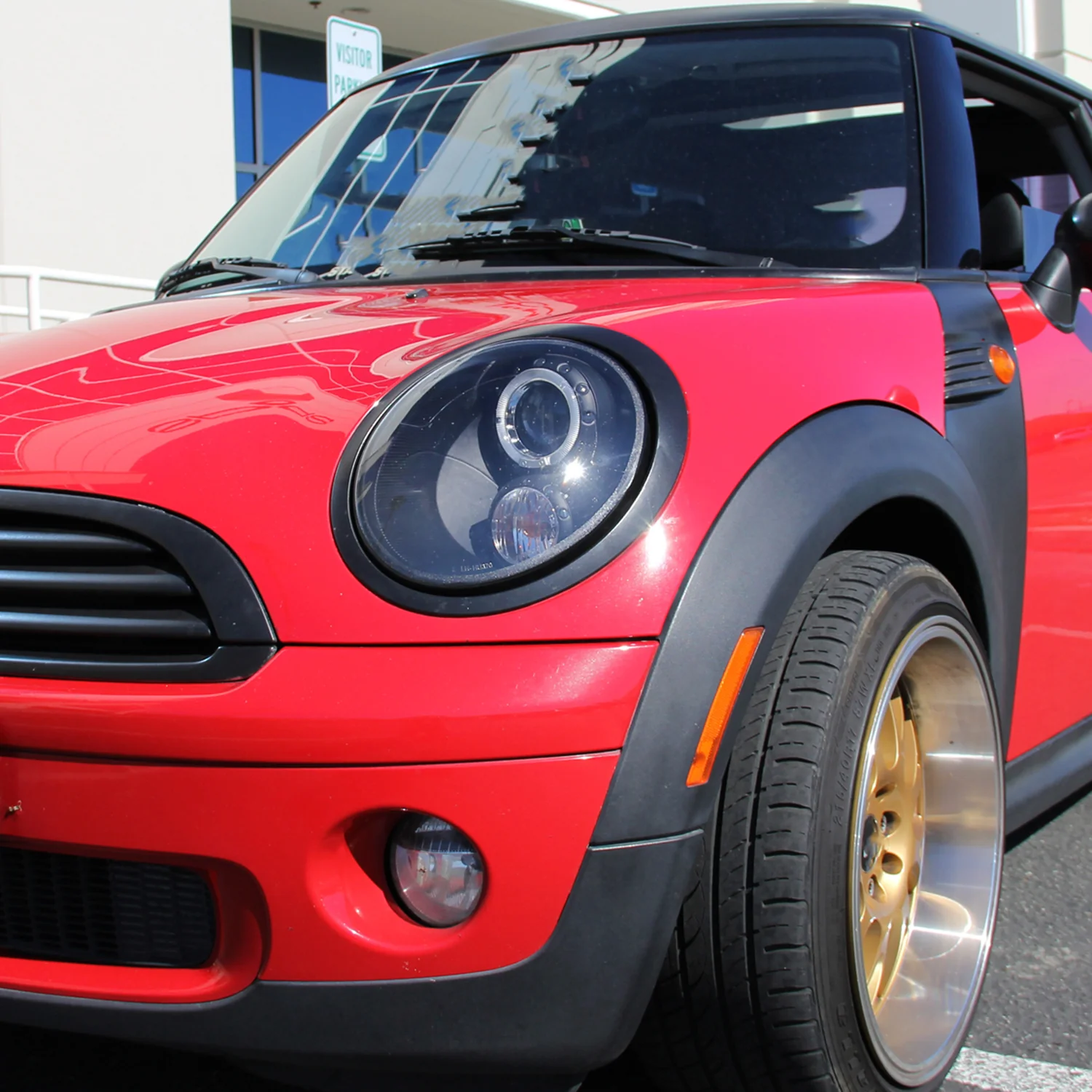 2007-2015 Mini Cooper R55 R56 R57 R58 R59 Single Halo Headlights Black - Image 9