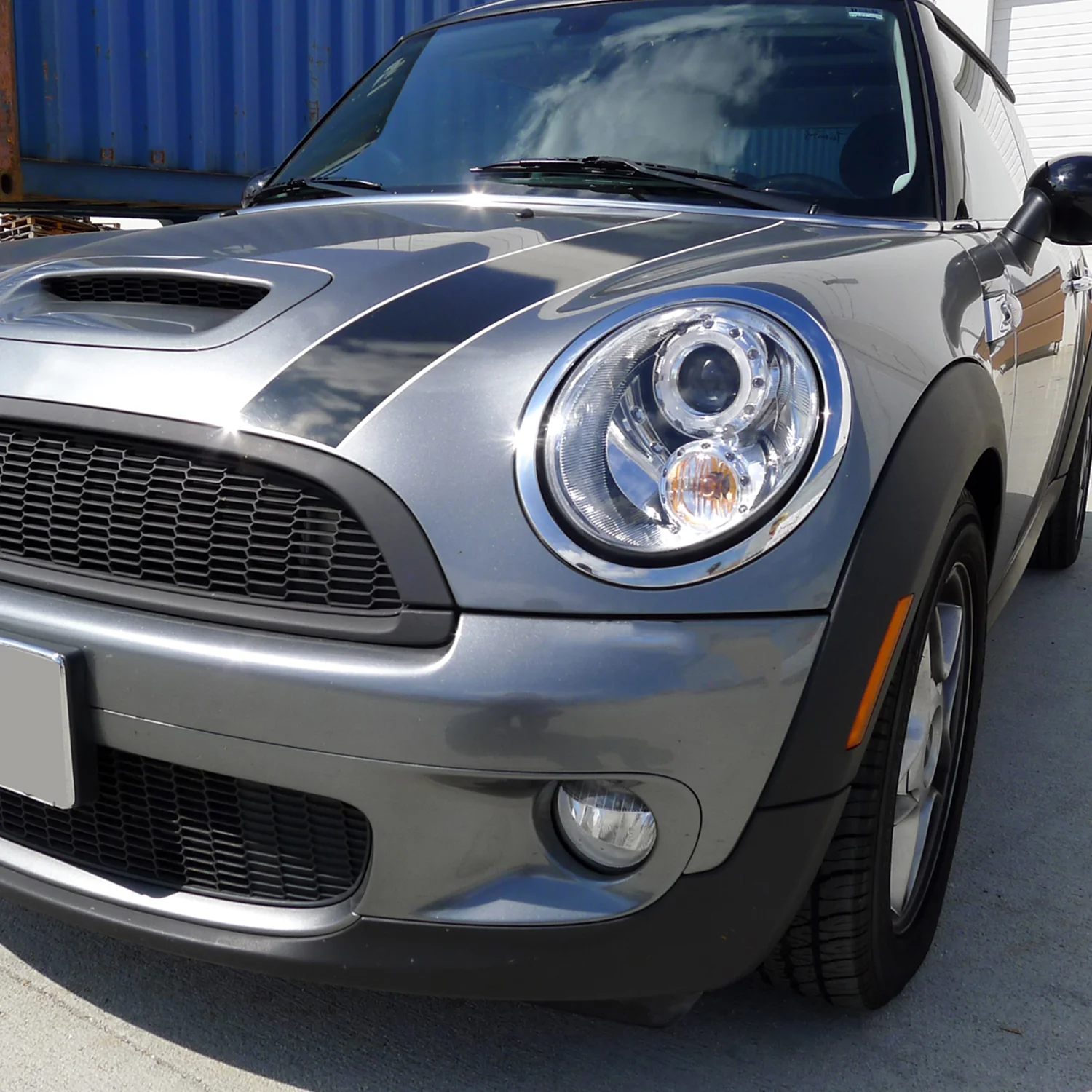 2007-2015 Mini Cooper R55 R56 R57 R58 R59 Single Halo Headlights Chrome - Image 9
