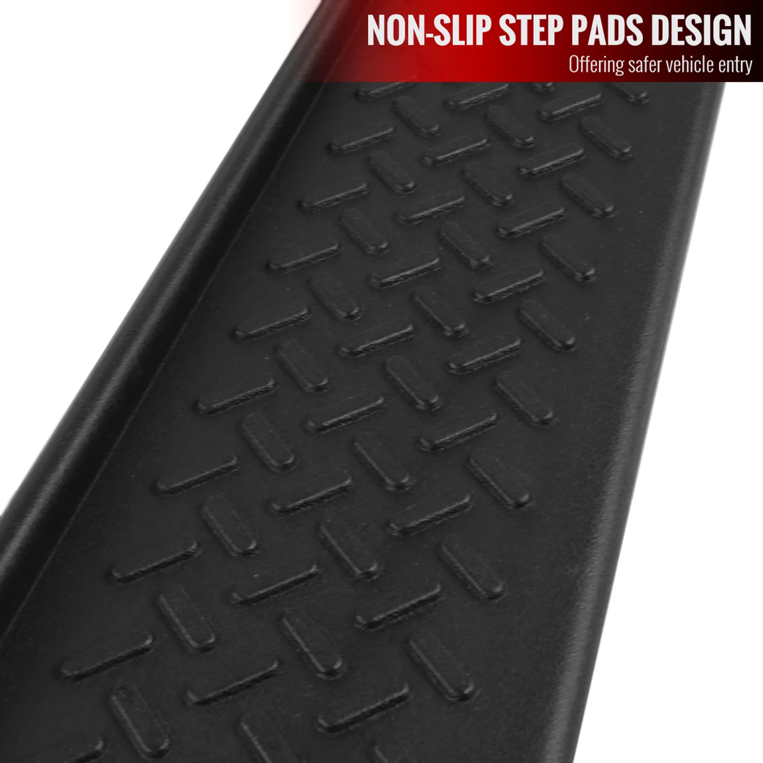 2007-2016 Jeep Wrangler 2DR Black ABS Factory Style Side Step Running Boards - Image 2