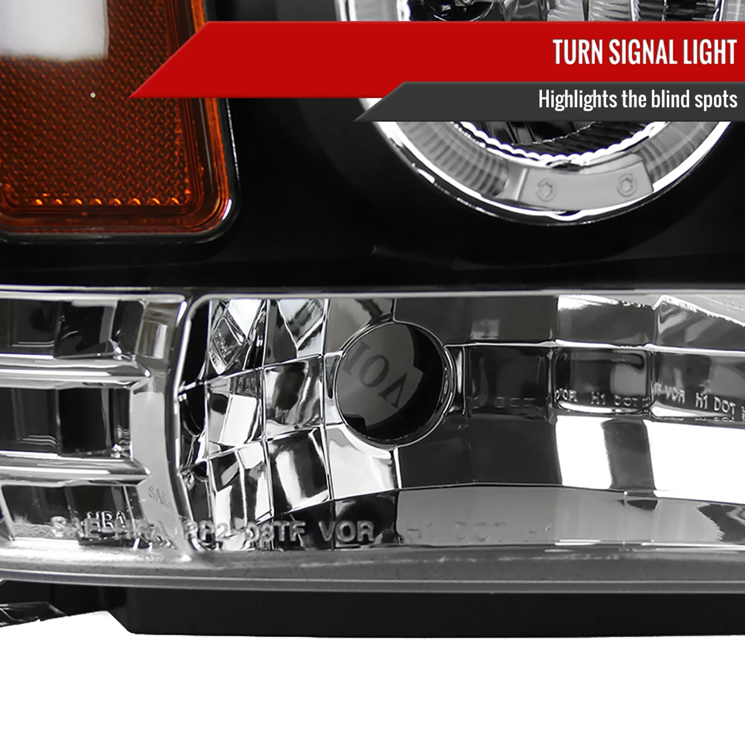 2008-2010 Ford F-250 F-350 F-450 Dual Halo Projector Headlights Matt Black - Image 5