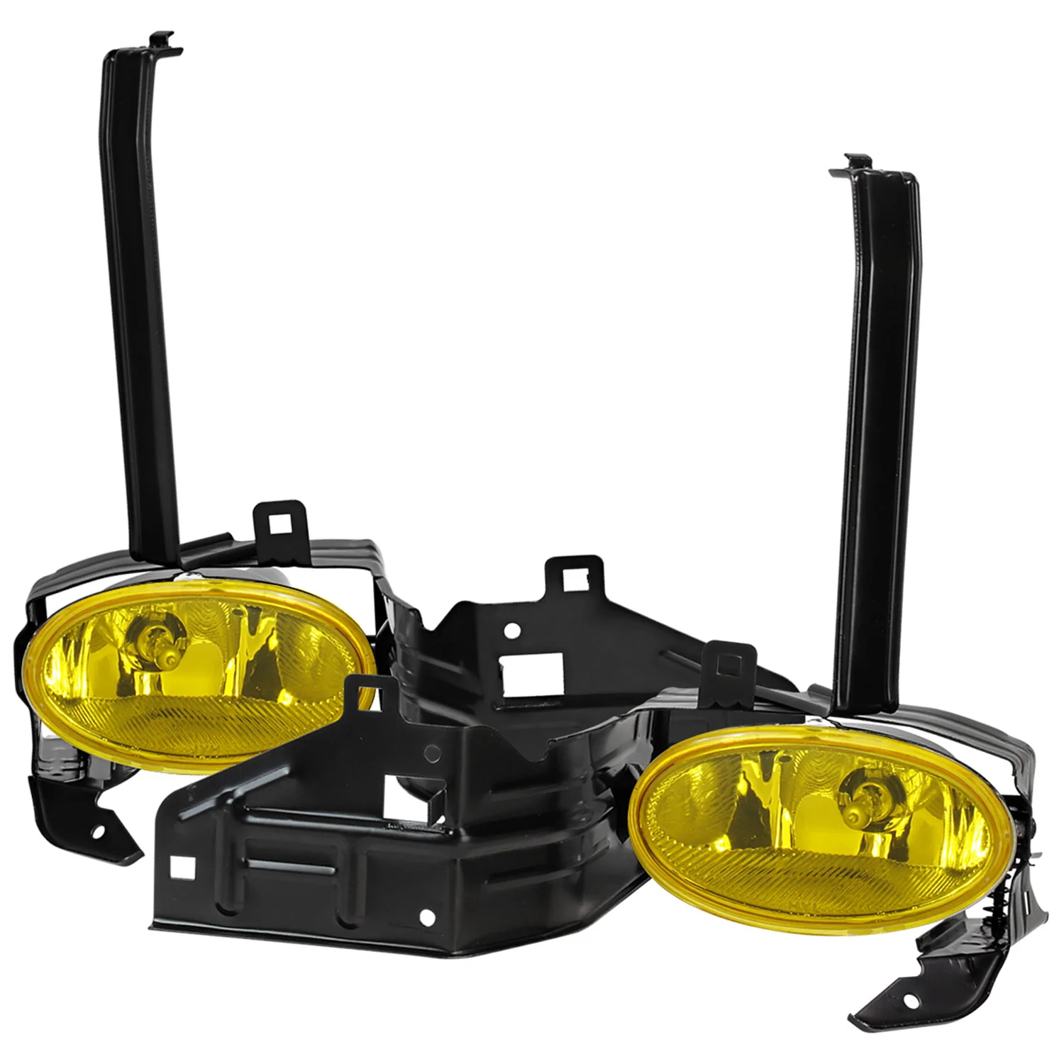 2008-2010 Honda Accord 2DR Coupe H11 Fog Lights Kit Chrome/Smoke Lens