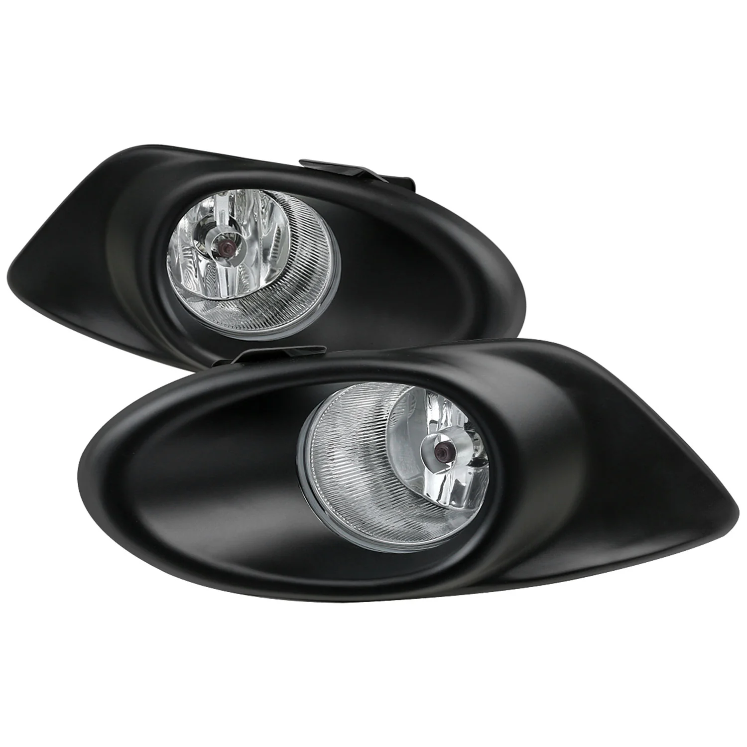 2008-2010 Honda Accord Sedan H11 Fog Lights Kit Chrome Housing/Clear Lens