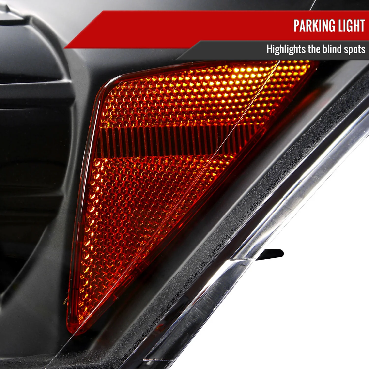 2008-2012 Honda Accord Sedan Single Halo Headlights LED Light&LED Signal Black - Image 6