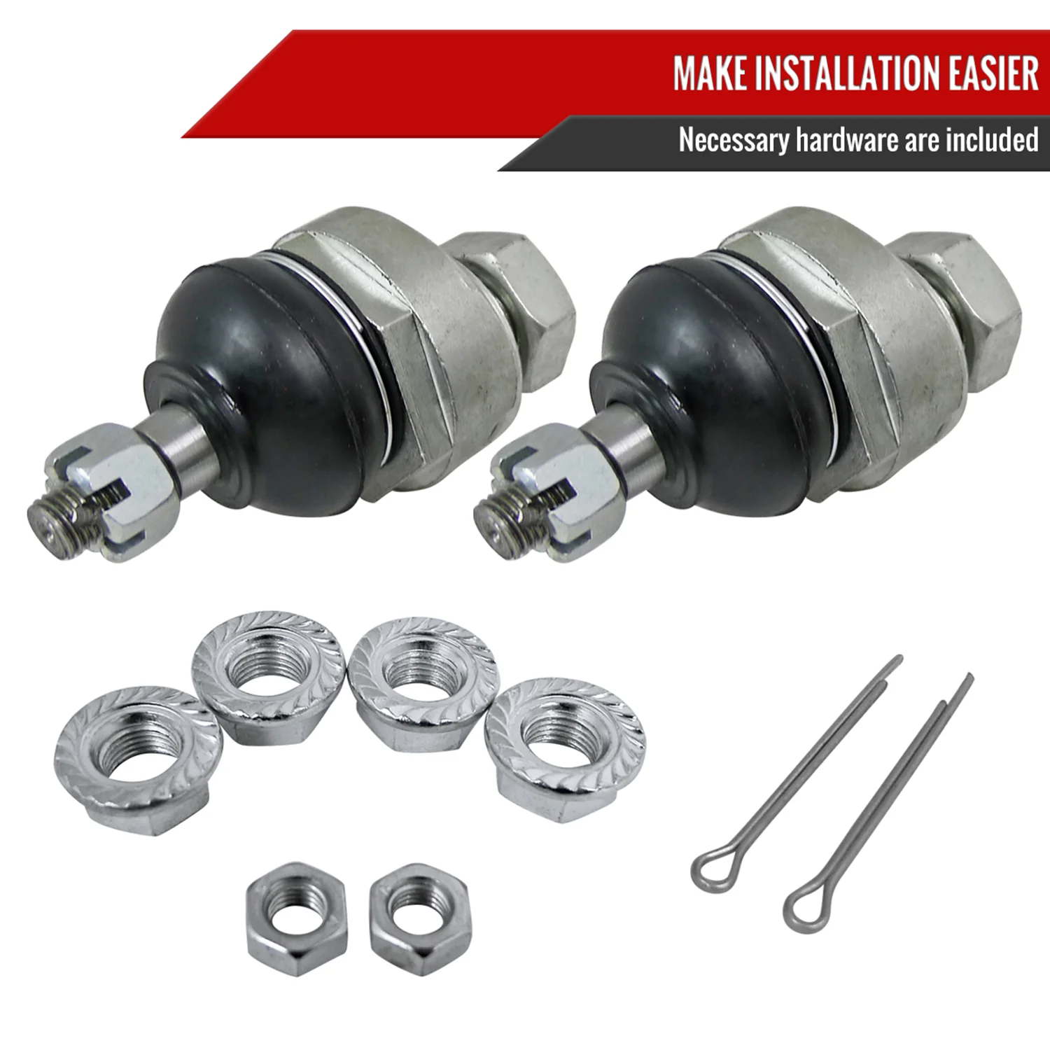2008-2013 Honda Accord Acura TL/TSX Front Ball Joints & Rear Control Arms - Image 8