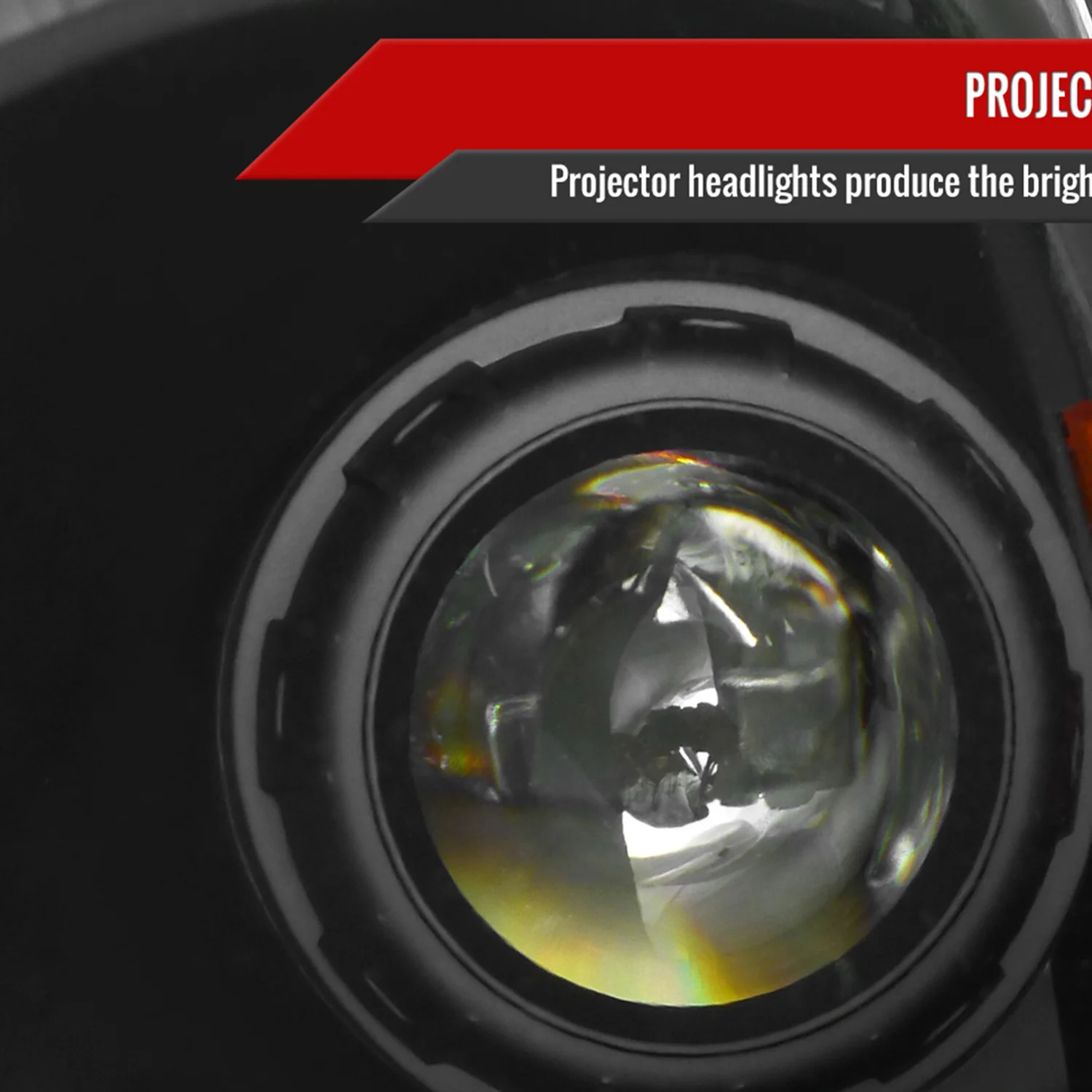 2008-2014 Cadillac CTS Projector Headlights w/LED Light Strip Matt Black/Clear - Image 3