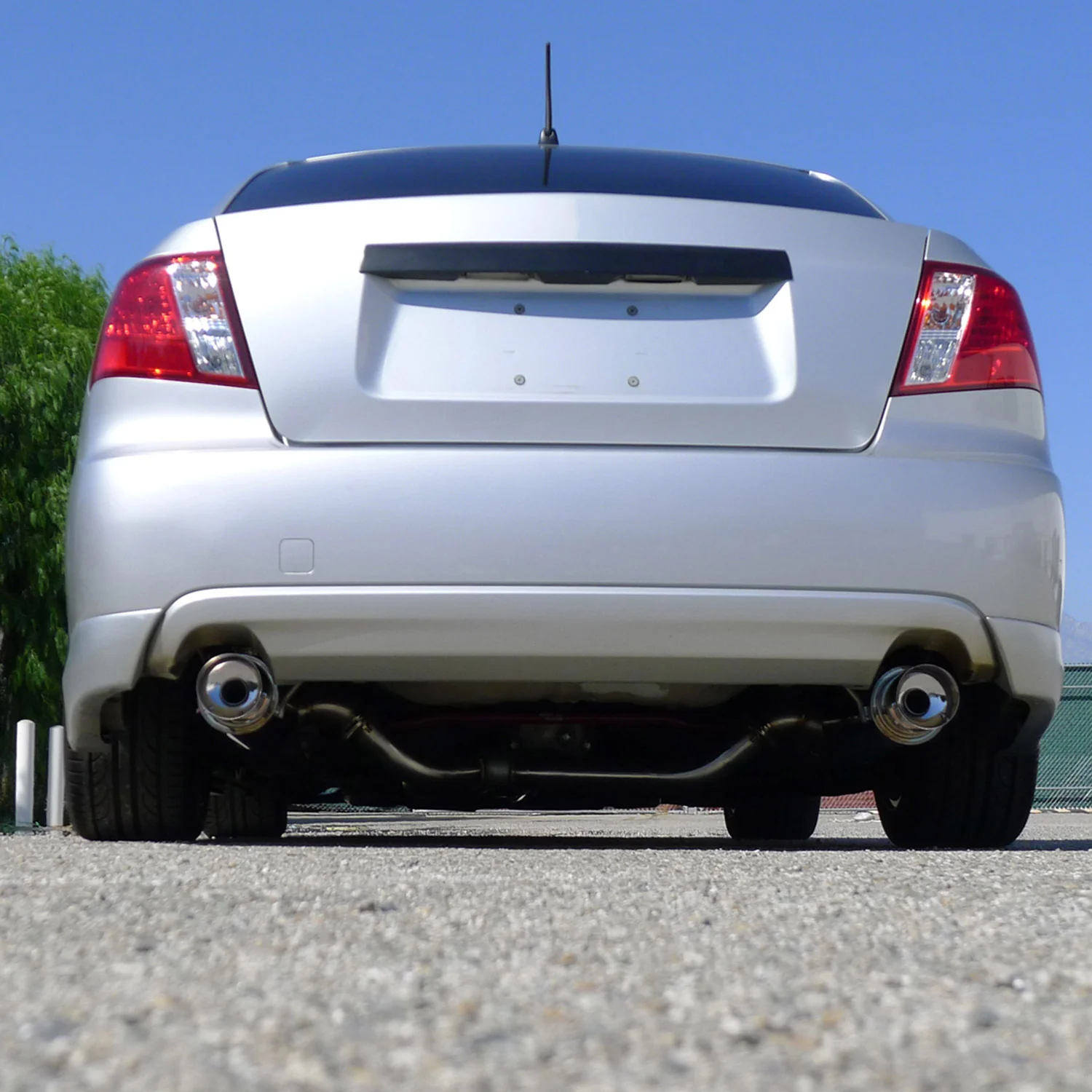 2008-2014 Subaru Impreza WRX STI Sedan Steel N1 Dual Catback Exhaust Burnt Tip - Image 9