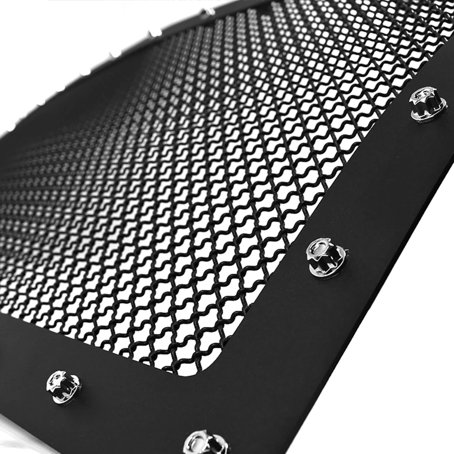 2009-2012 Ford F-150 Rivet Style Black S.Steel Mesh Grille Center Insert - Image 6