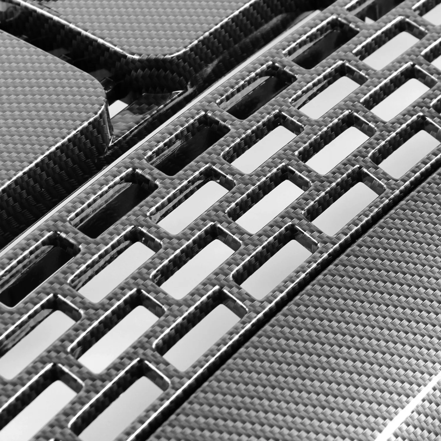 2009-2014 Ford F-150 Raptor Style Carbon Fiber Look ABS Grille - Image 5