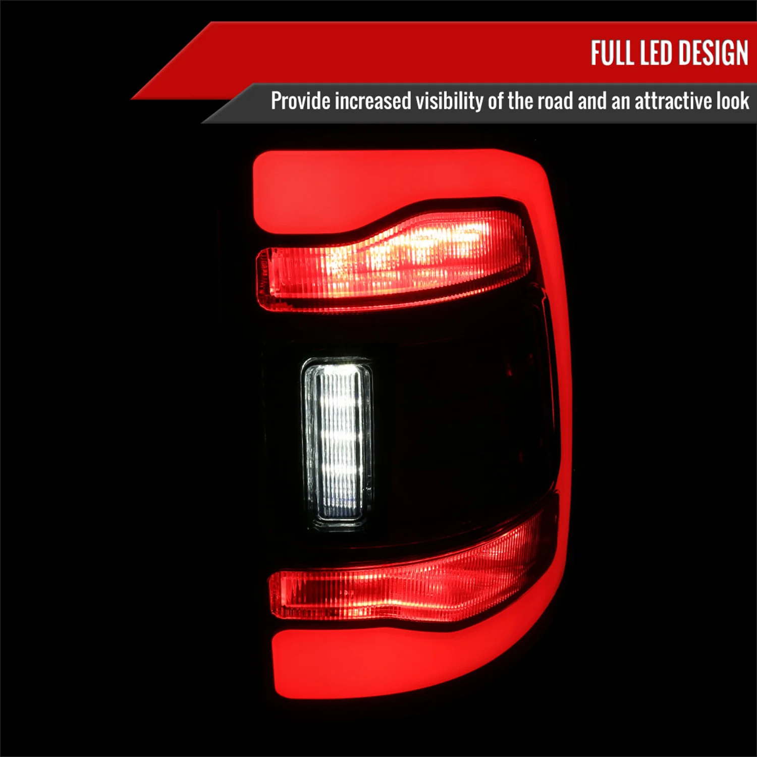 2009-2018 Dodge RAM 1500 2500 3500 LED Bar Tail Lights Chrome/Smoke - Image 2