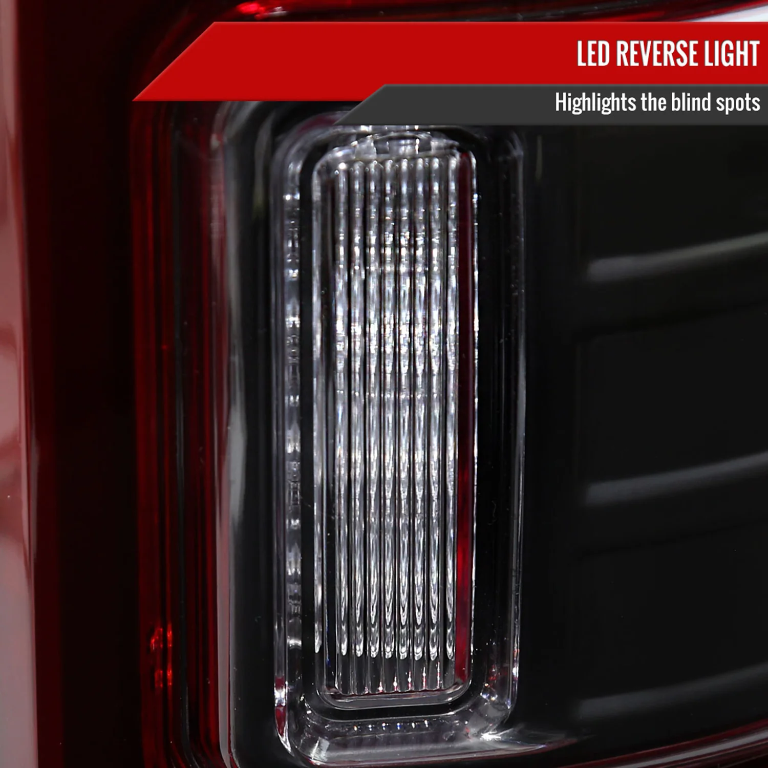2009-2018 Dodge RAM 1500 2500 3500 LED Bar Tail Lights Matt Black/Red Clear - Image 5