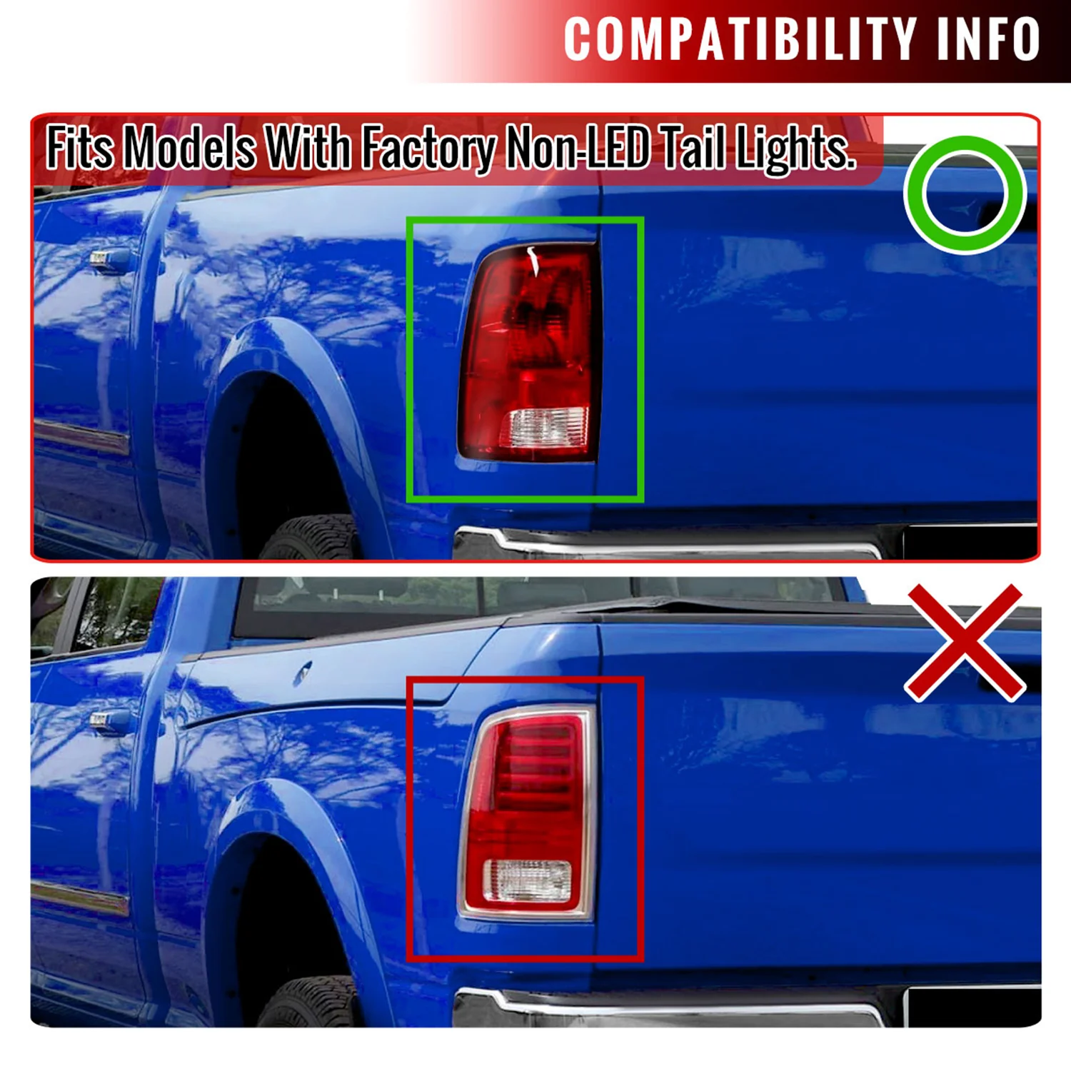 2009-2018 Dodge RAM 1500 2500 3500 LED Tail Lights - V2 Matt Black - Image 6