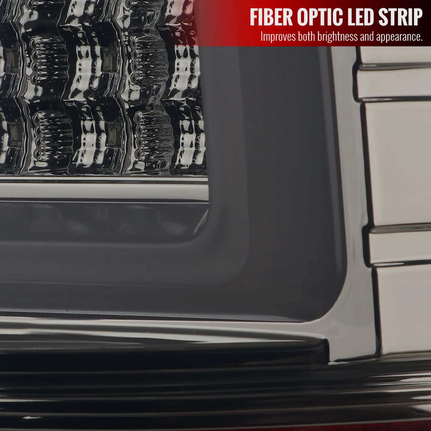 2009-2018 Dodge RAM 1500 2500 3500 White Bar LED Tail Lights Chrome/Smoke - Image 3