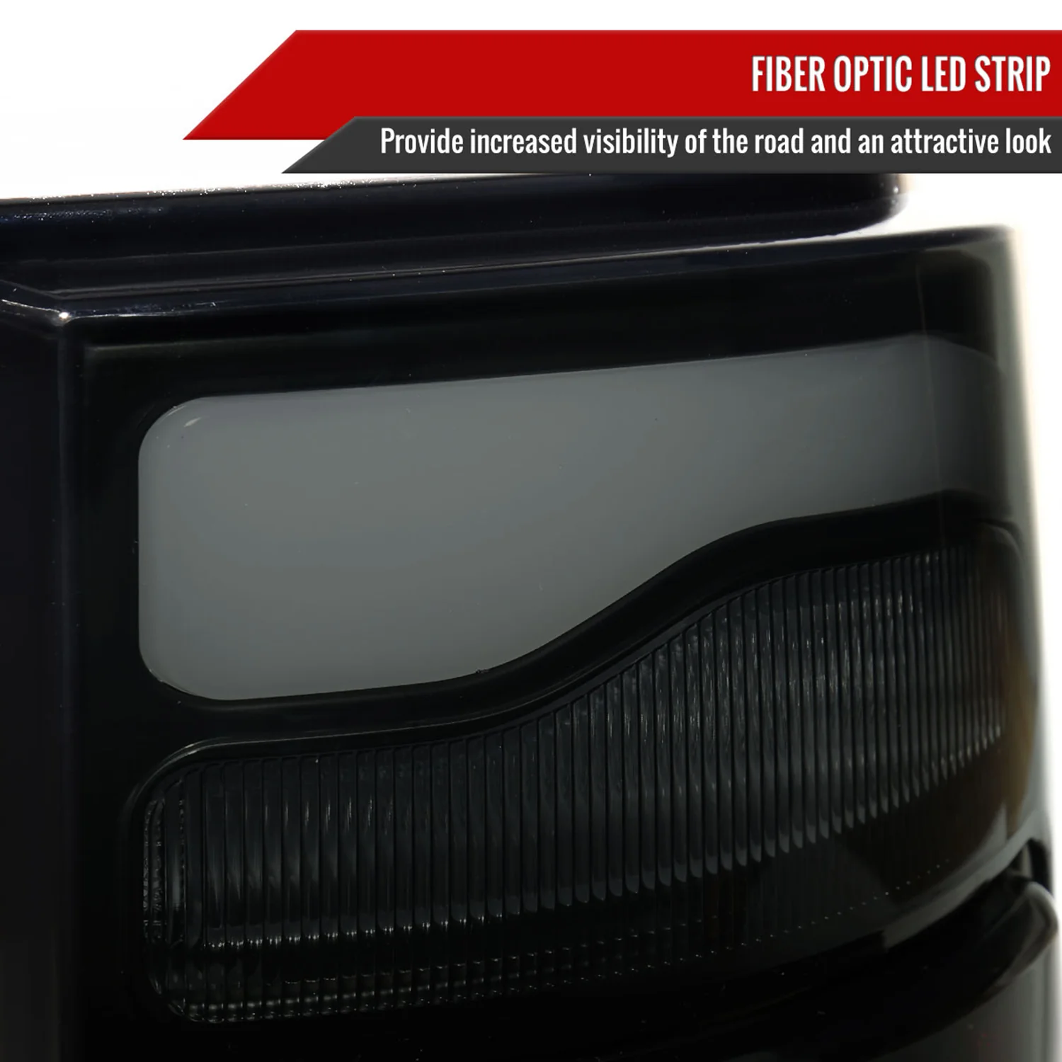 2009-2018 Dodge RAM 1500/ 2500 3500 White LED Bar Tail Lights Black/Smoke - Image 3