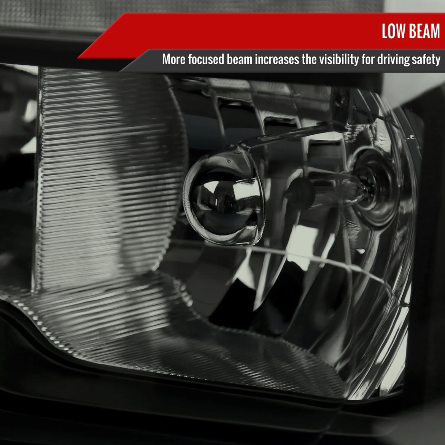 2009-2018 Dodge RAM 1500/ RAM 2500 3500 Dual LED Bar Factory Headlights Black - Image 3