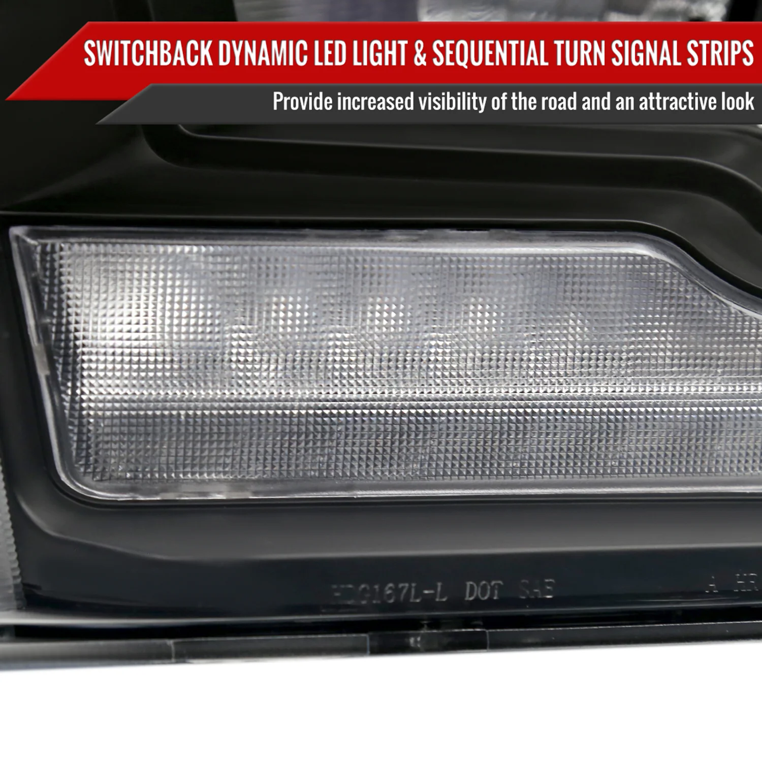 2009-2018 Dodge RAM 1500 RAM 2500 3500 Dual LED Bar Factory Headlights Black - Image 5