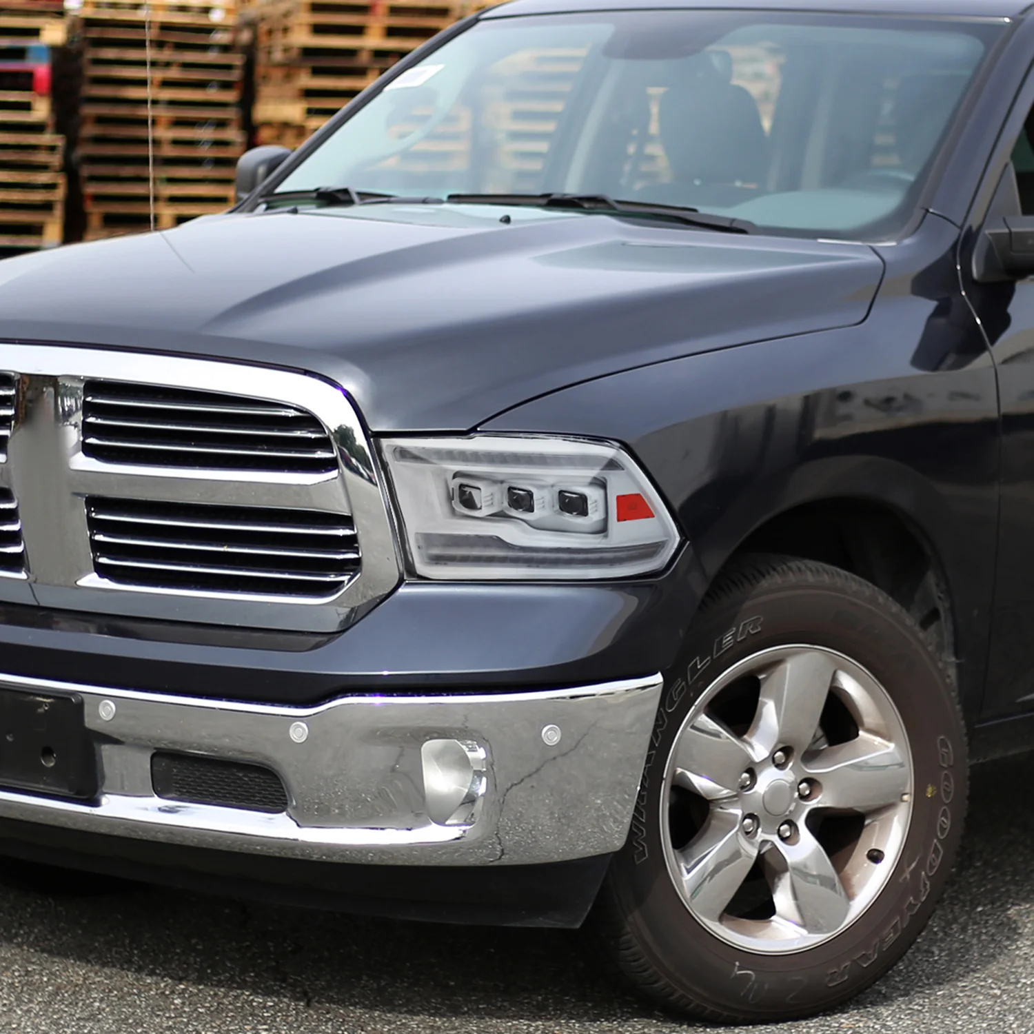 2009-2018 Dodge RAM 1500 RAM 2500 3500 Full LED Headlights White Housing - Image 6
