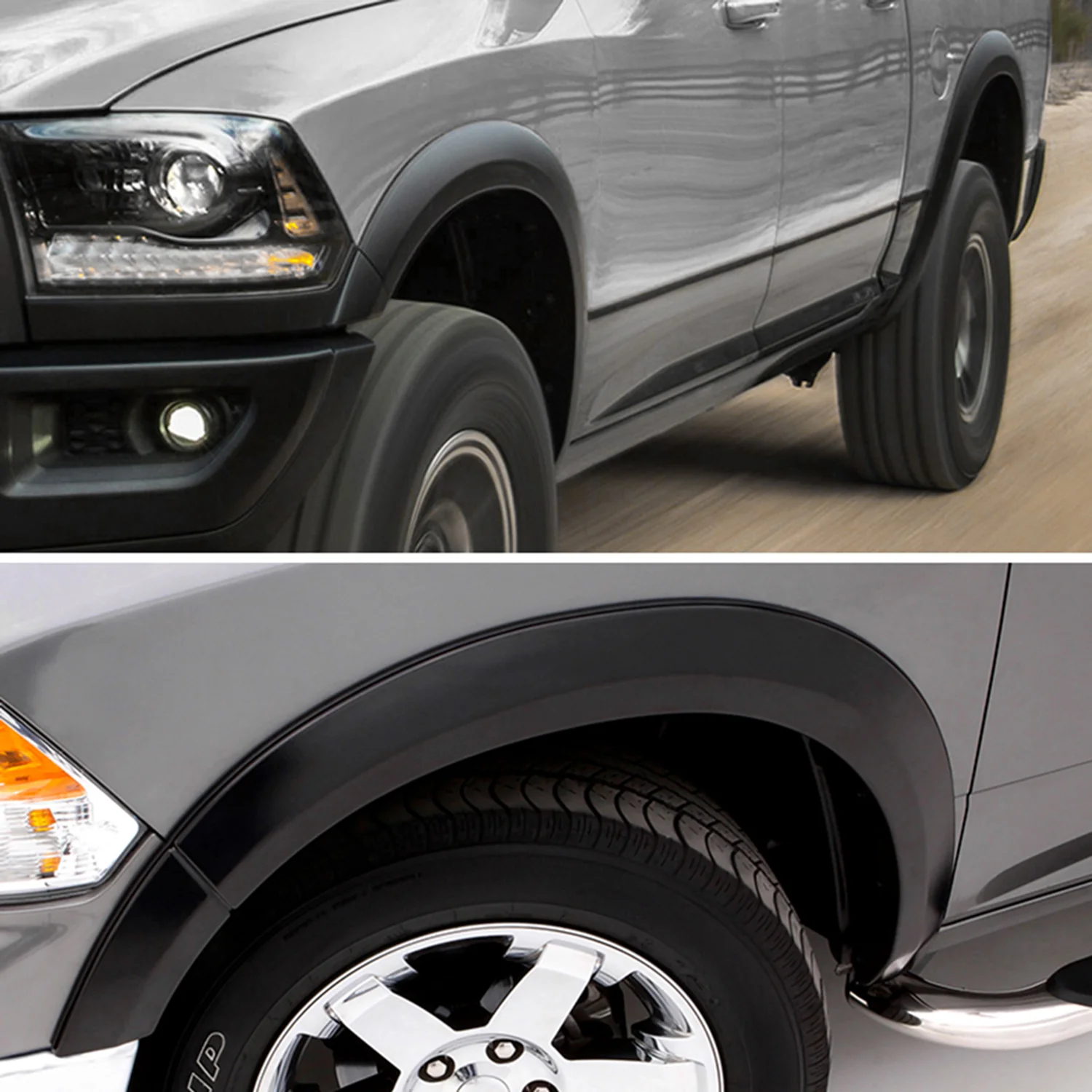 2009-2018 RAM 1500 / 2019-2021 RAM Classic Fleetside Factory OE Fender Flares - Image 10