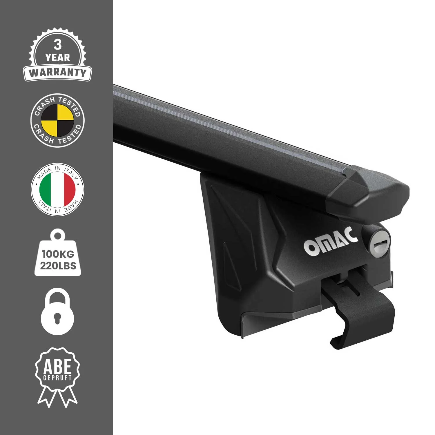 2009-2022 BMW X1 E84 F48 Roof Rack Cross Bars Black - Image 3