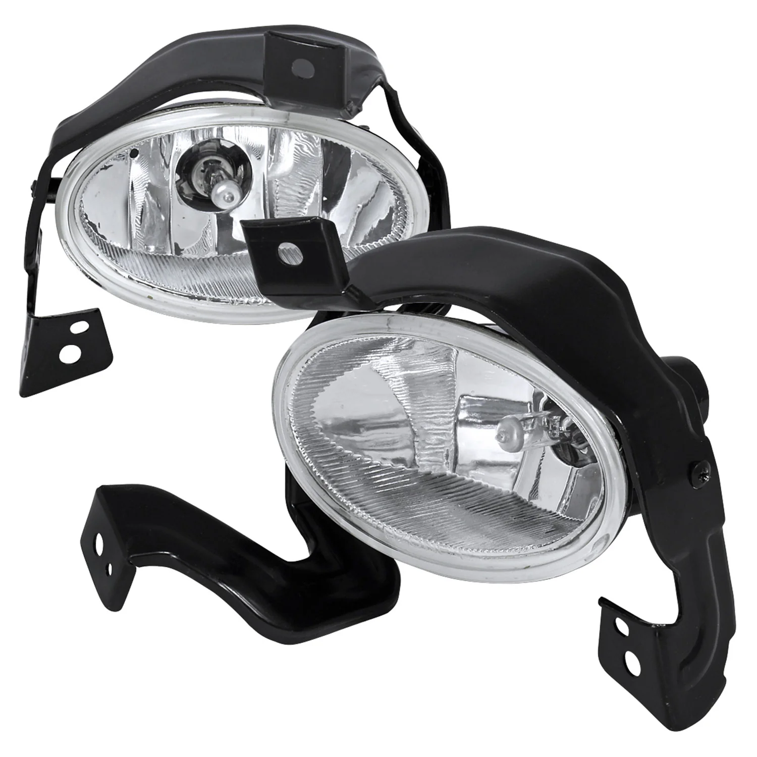 2010-2011 Honda CR-V H11 Fog Lights Kit w/Switch & Wiring Harness Chrome/Clear