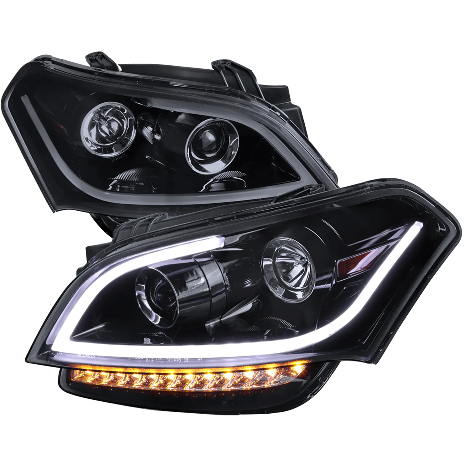 2010-2011 Kia Soul Projector Headlights LED Light Bar&LED Signal Lights Smoke