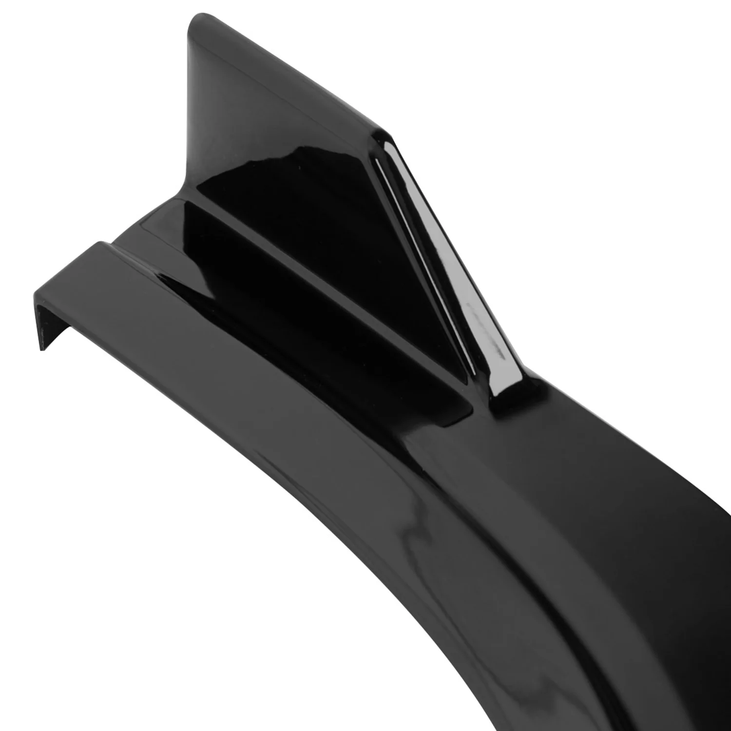 2010-2011 Mazda 3 S-Sport Glossy Black 3Pcs Front Bumper Lip Splitter Kit - Image 5