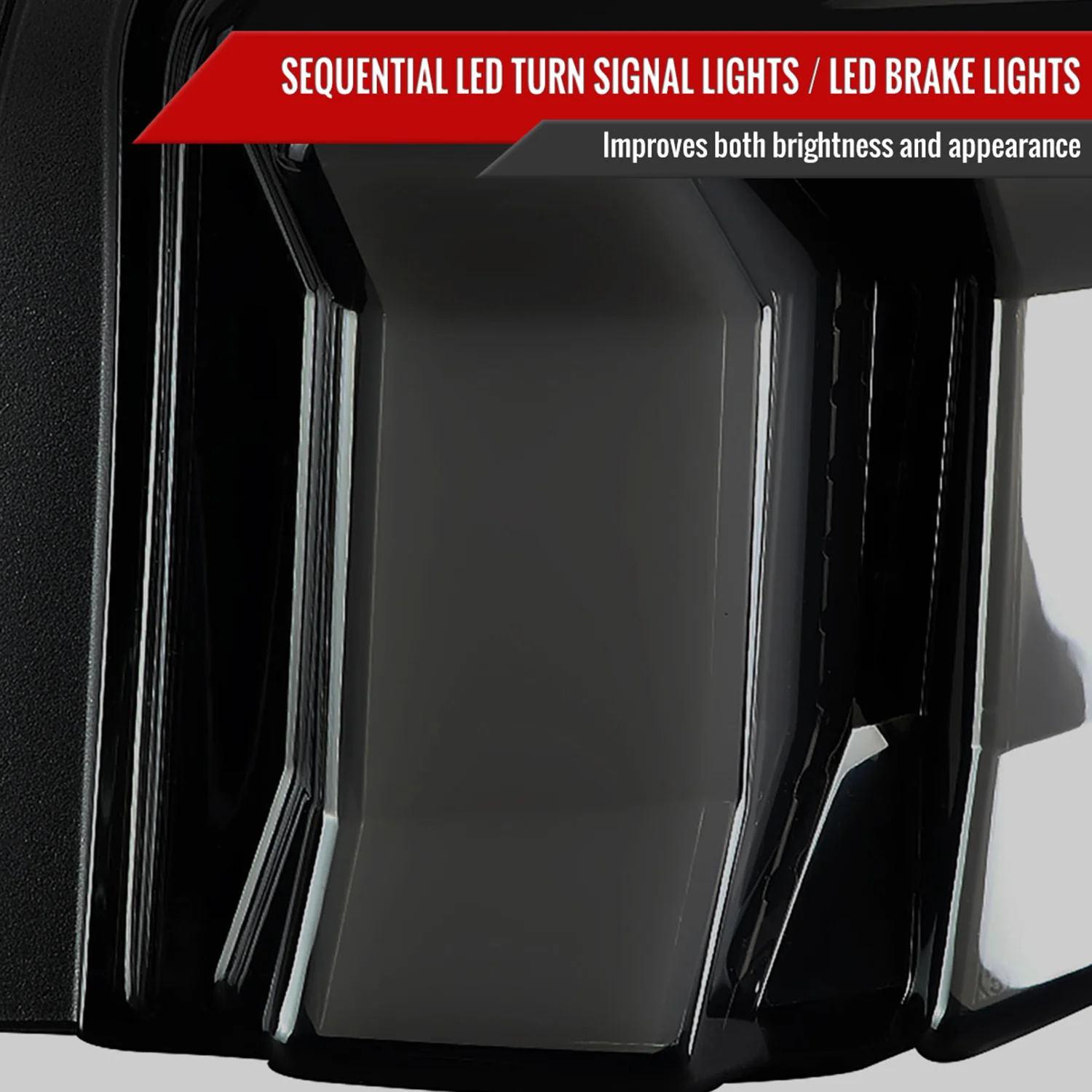 2010-2012 Ford Mustang Sequential LED Tail Lights Glossy Black/Smoke Lens - Image 3