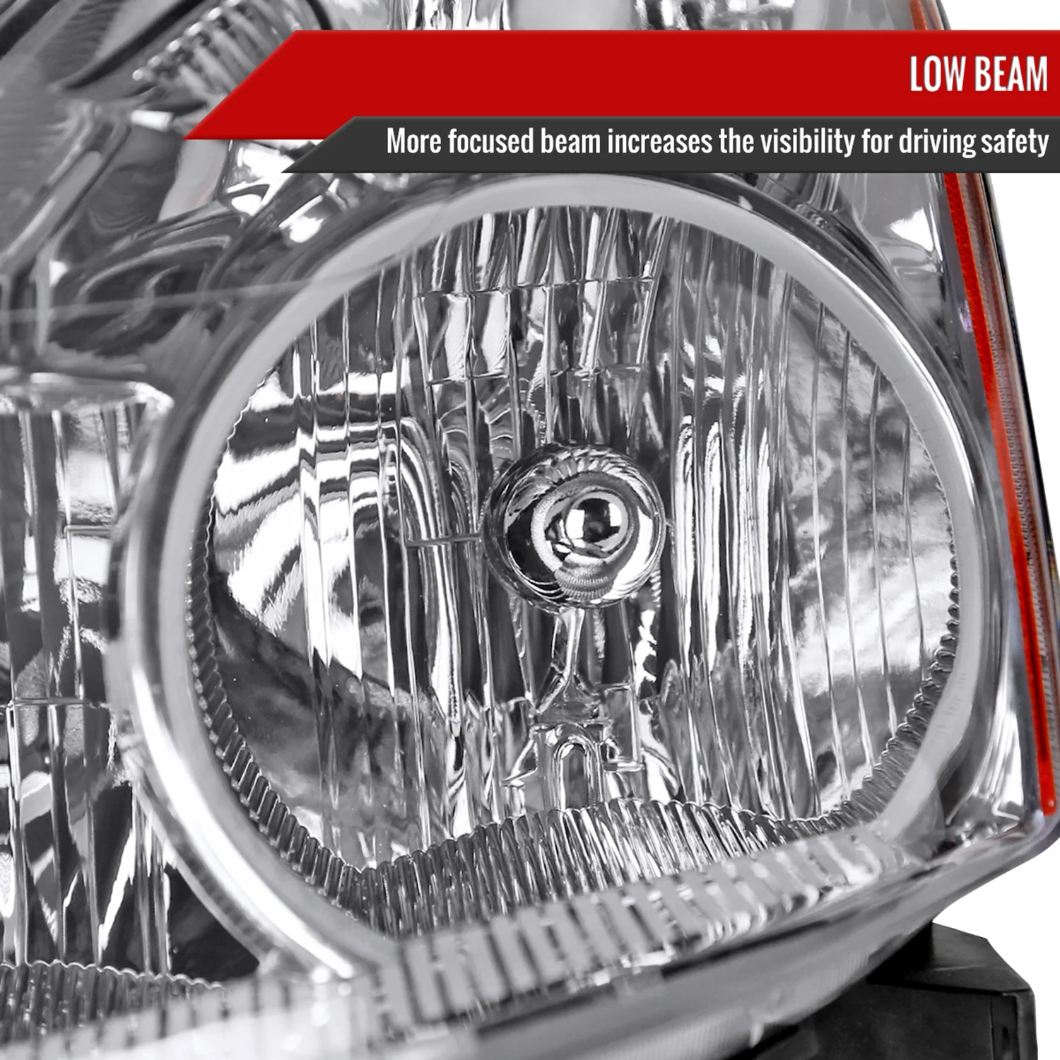 2010-2012 Nissan Altima Sedan Factory Style Headlights Chrome/Clear Lens - Image 3