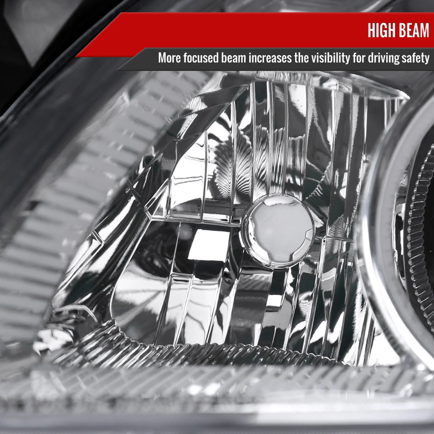 2010-2012 Nissan Altima Sedan Factory Style Headlights Chrome/Clear Lens - Image 4