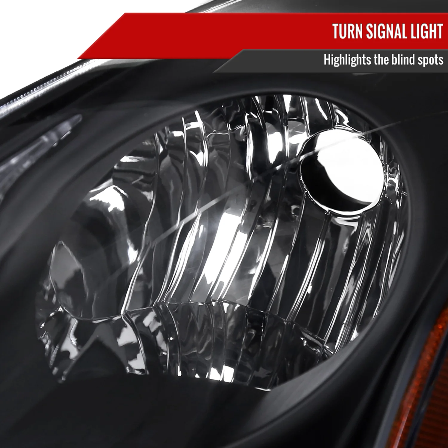 2010-2012 Nissan Altima Sedan Factory Style Headlights Matte Black/Clear Lens - Image 5