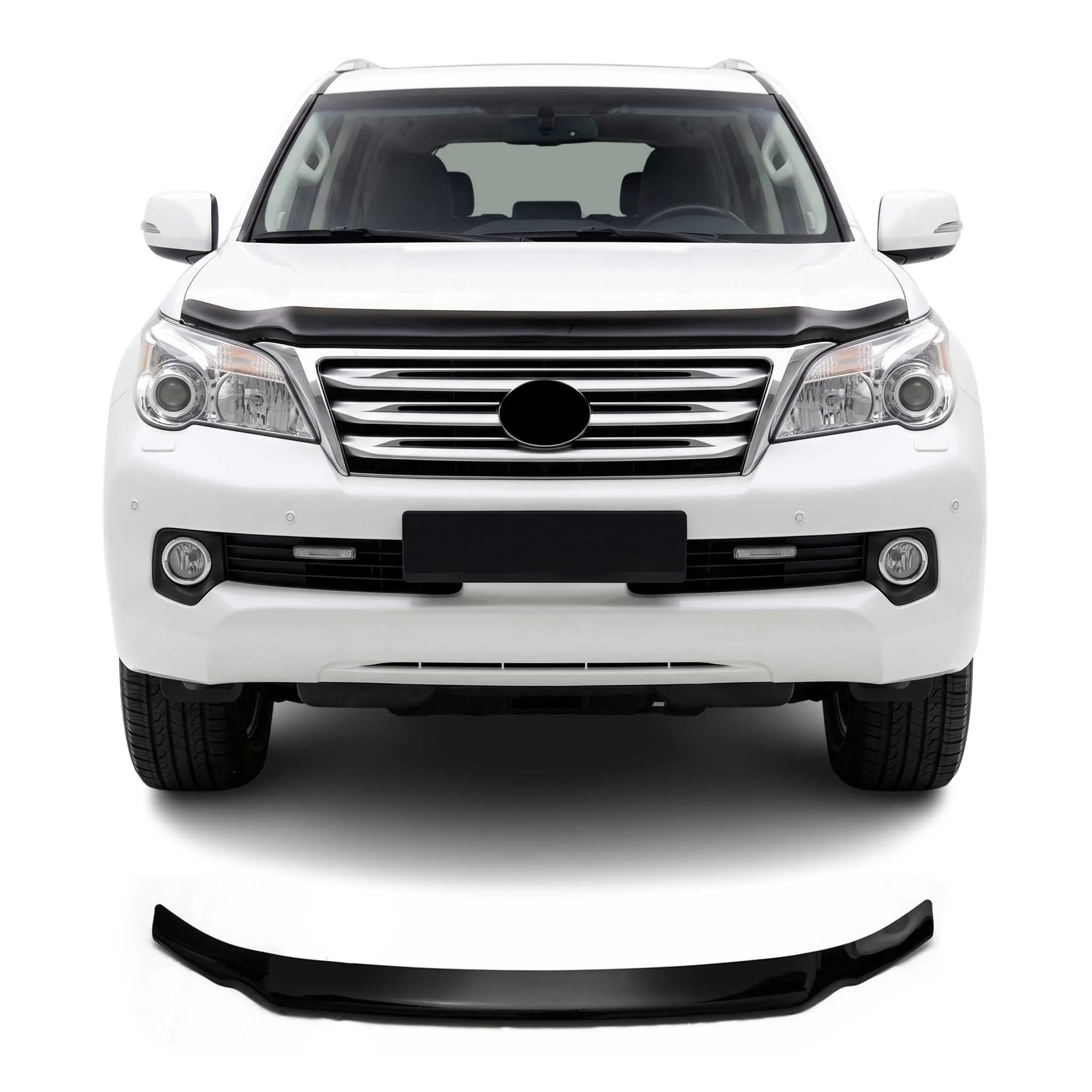 2010-2013 Lexus GX 460 Pre-FL Front Bug Shield Hood Deflector 1 Pc Smoke