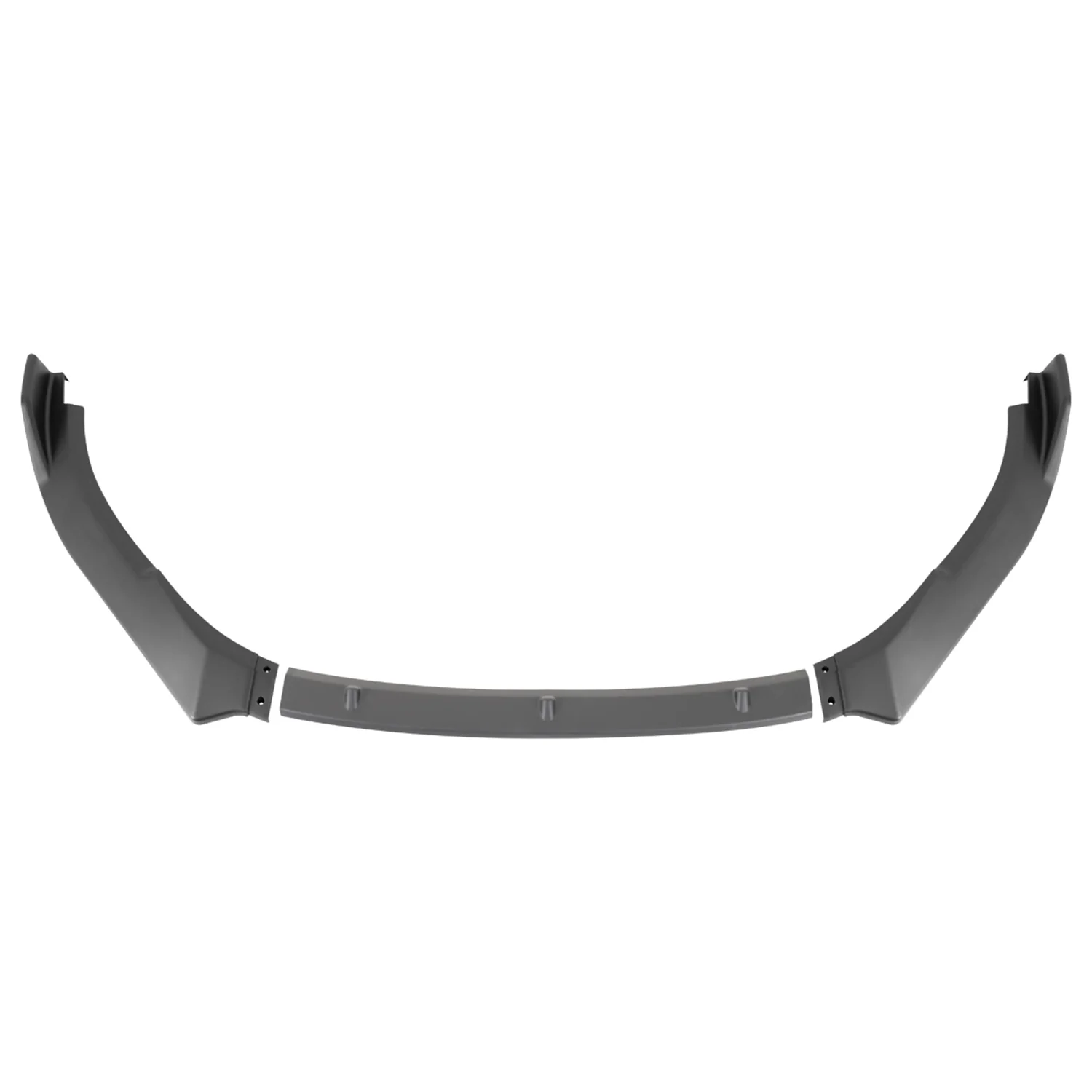 2010-2013 VW Golf/GTI Matte Black 3Pcs Front Bumper Lip Splitter Kit - Image 7