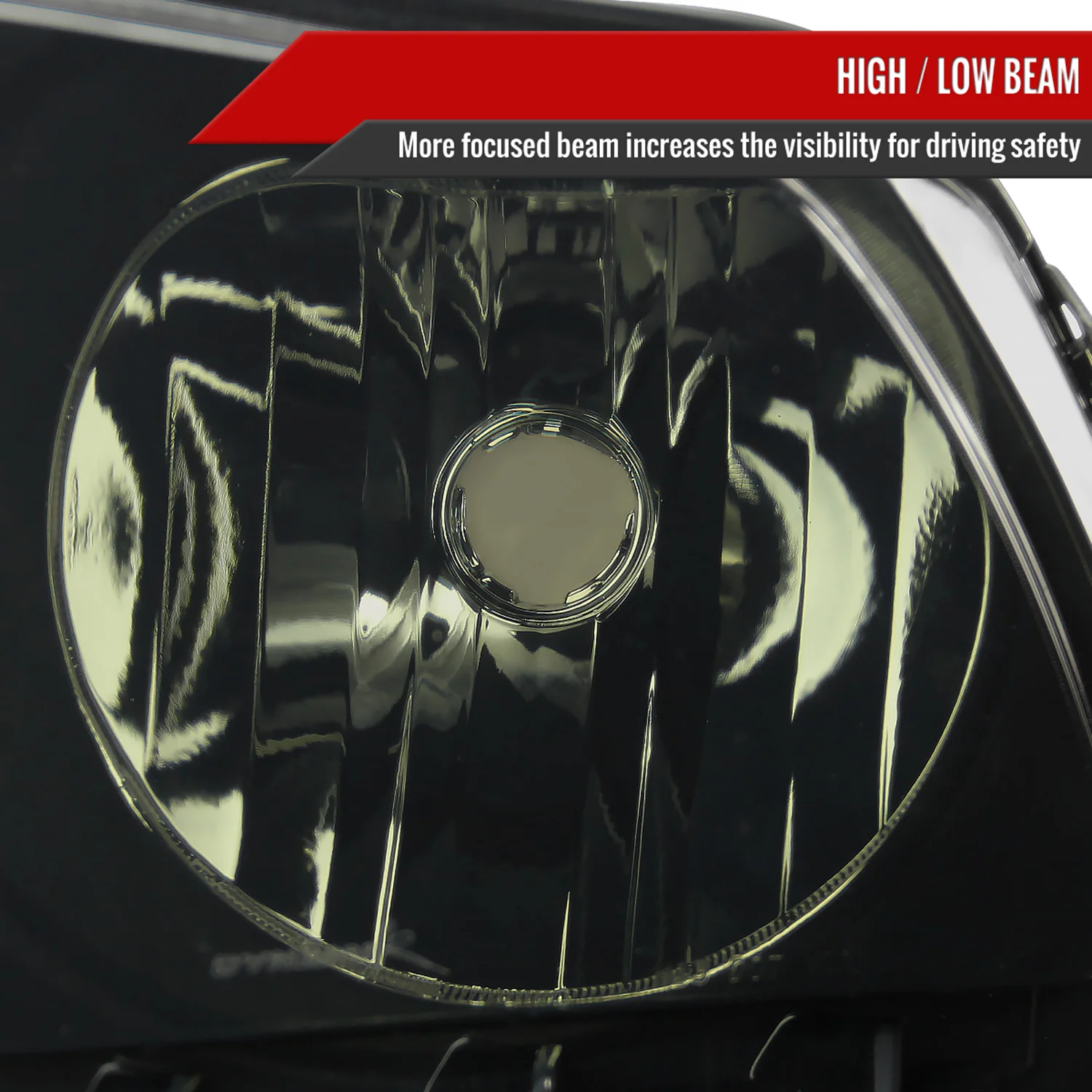 2010-2014 Ford Mustang Factory Style Headlights Black Housing/Smoke Lens - Image 3