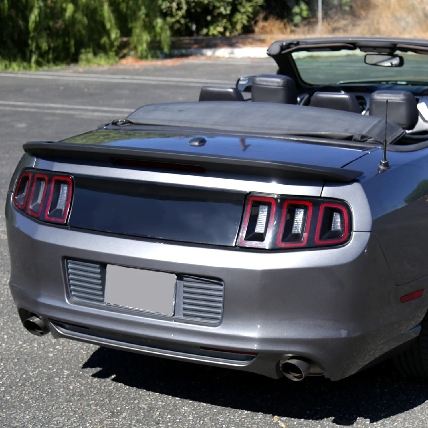 2010-2014 Ford Mustang Matte Black ABS Factory GT500 Style Rear Spoiler - Image 10