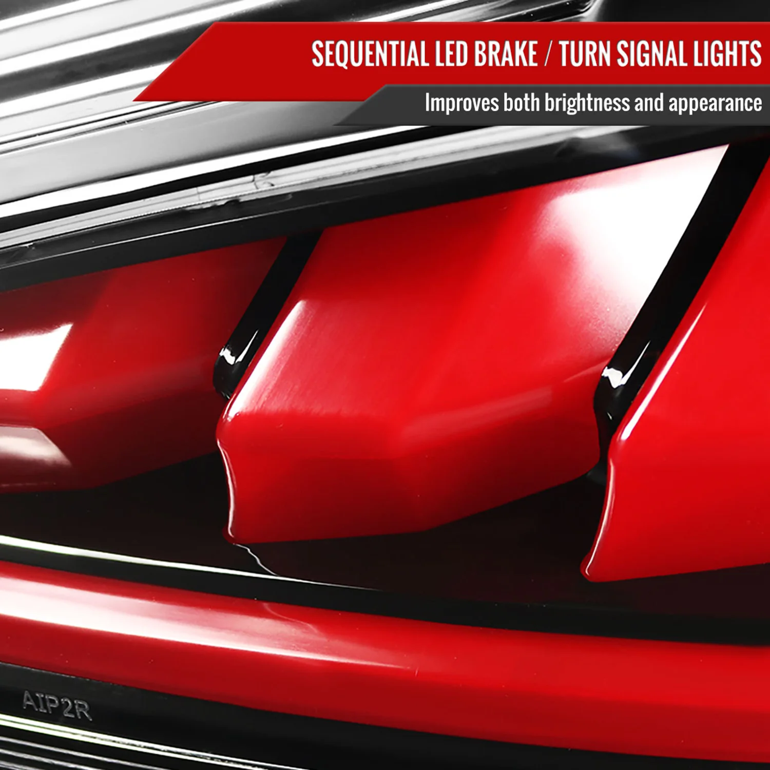 2010-2016 Hyundai Genesis Coupe Red Bar LED Tail Lights Jet Black/Clear - Image 3