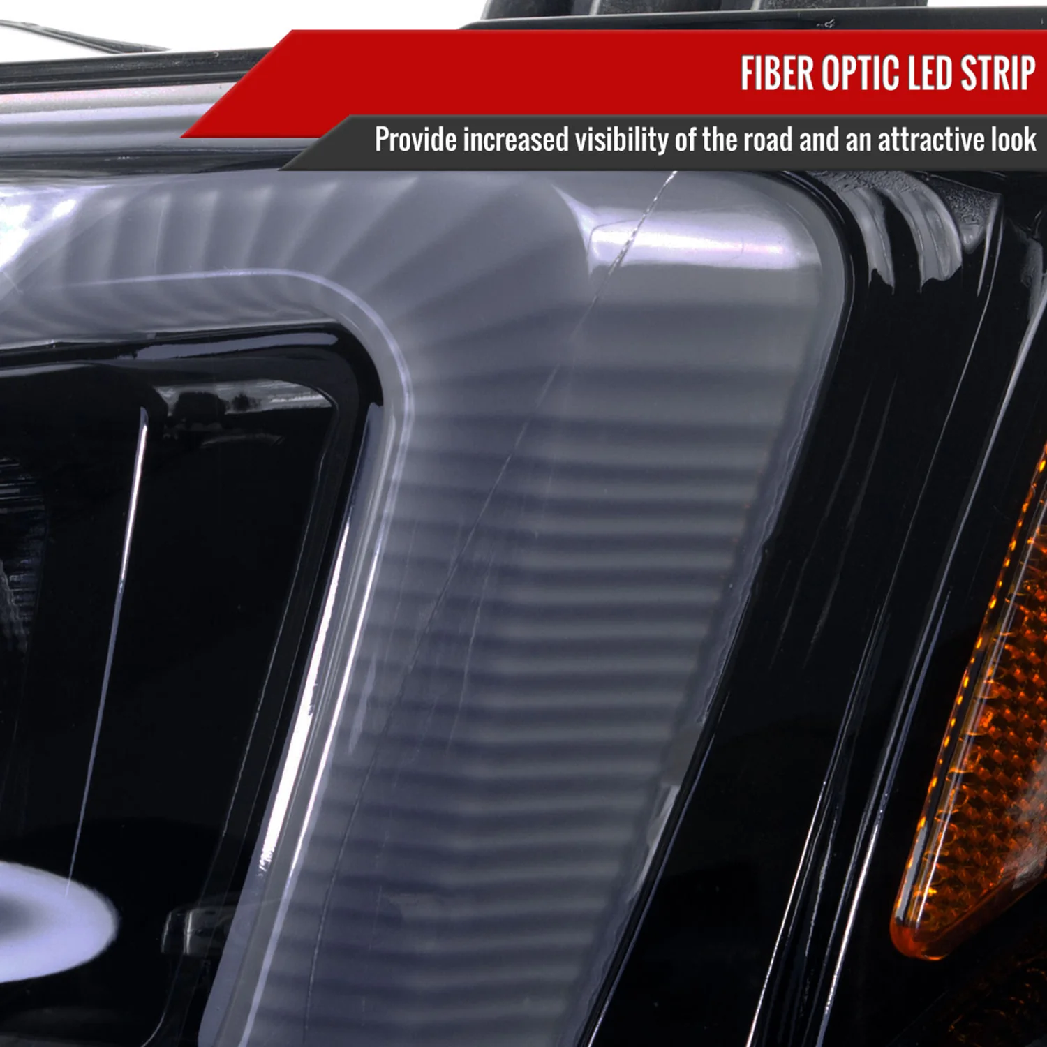 2011-2013 Scion tC LED Bar Projector Headlights LED Turn Signal Lights Black - Image 4