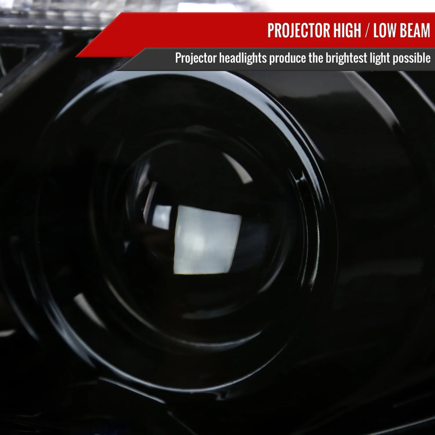 2011-2013 Toyota Corolla Projector Headlights LED Light Glossy Black/Smoke - Image 4