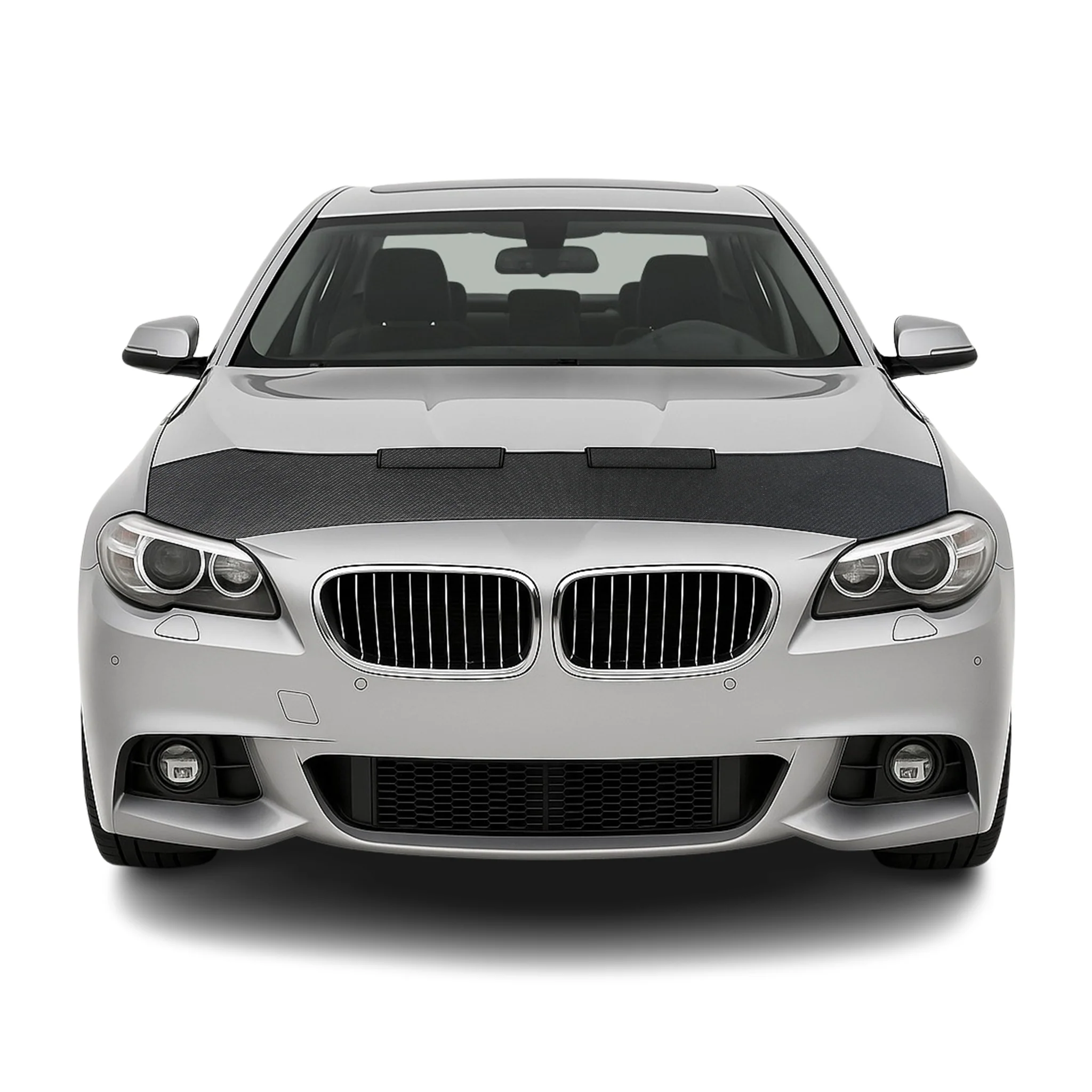 2011-2016 BMW 5 Series F10 F11 Car Bonnet Mask Hood Bra Half Carbon