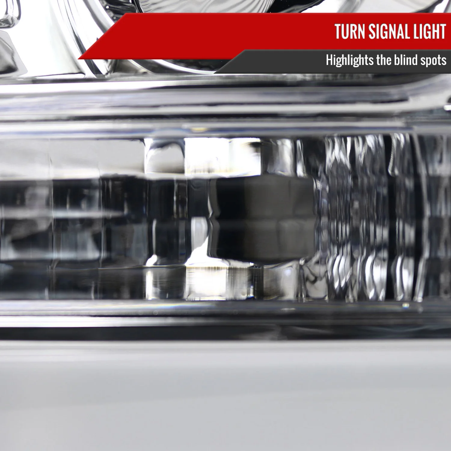 2011-2016 F-250/F-350/F-450/F-550 LED C-Bar Projector Headlights Chrome/Clear - Image 6