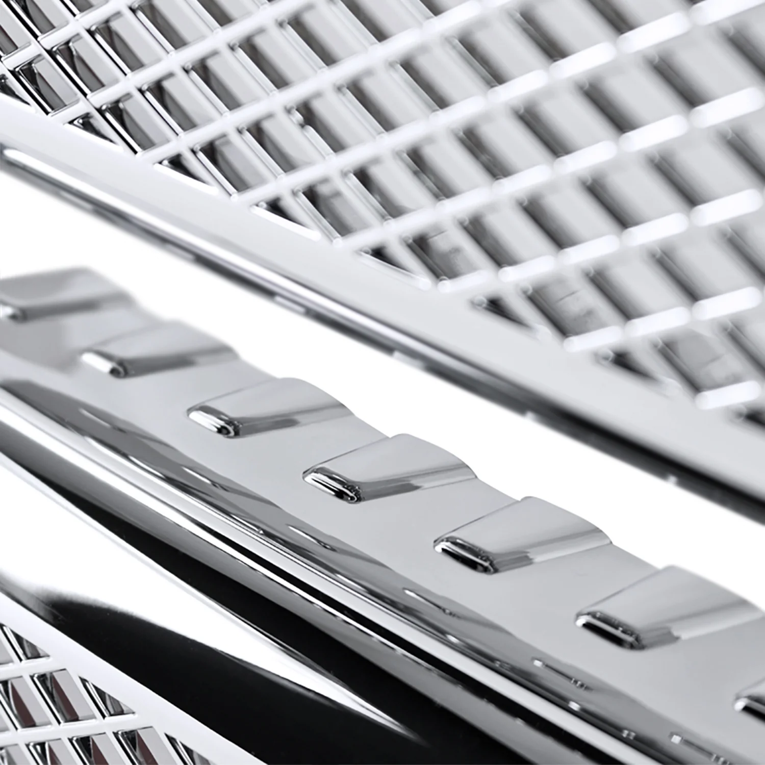 2011-2016 Ford F-250/350/450/550 SuperDuty Platinum Chrome ABS Grille Overlay - Image 4