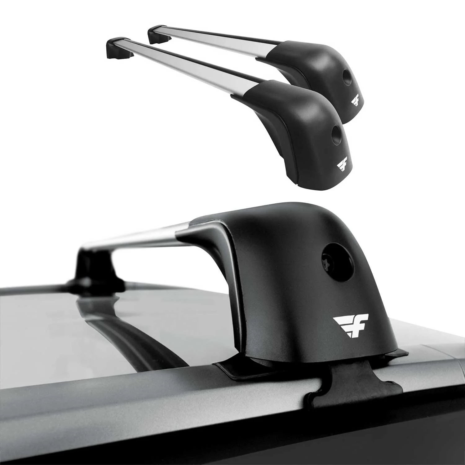 2011-2024 BMW X3 F25 X3 G01 Roof Racks Cross Bars Silver - Image 2