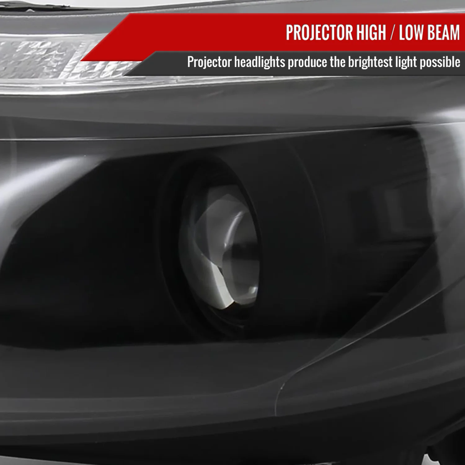 2012-2014 Ford Focus Projector Headlights LED Light & LED Signal Lights Black - Image 3