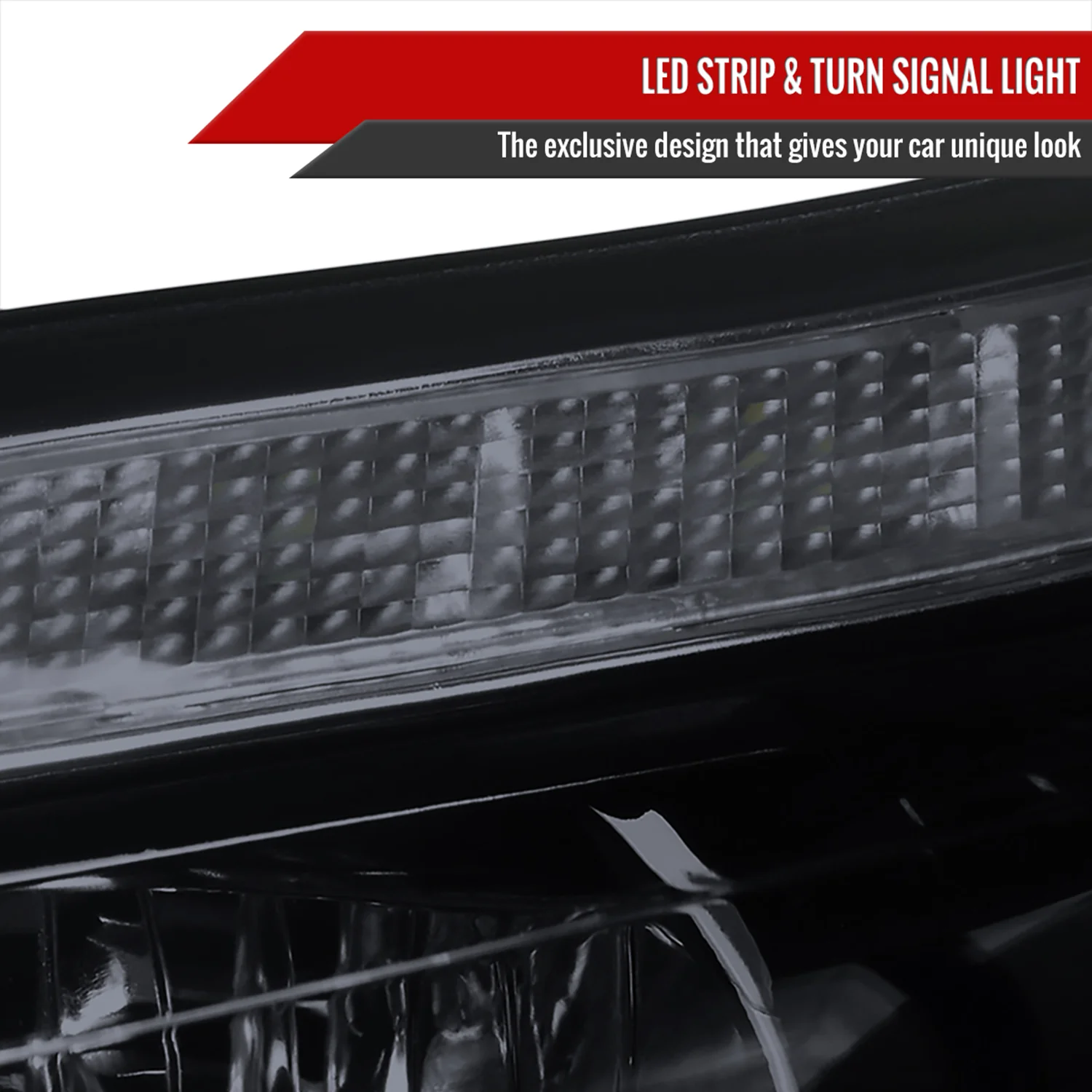 2012-2014 Ford Focus Projector Headlights LED Light &Turn Signal Lights Black - Image 6