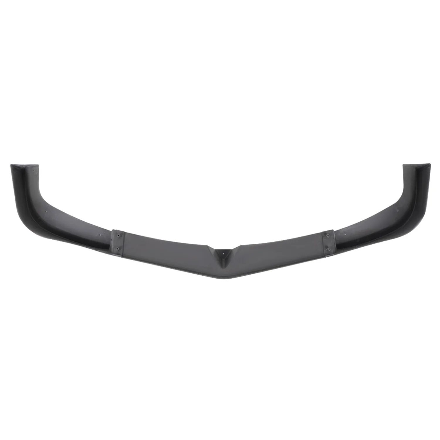 2012-2014 Mercedes W204 C Class Glossy Black/Red Front Bumper Lip Splitter Kit - Image 6