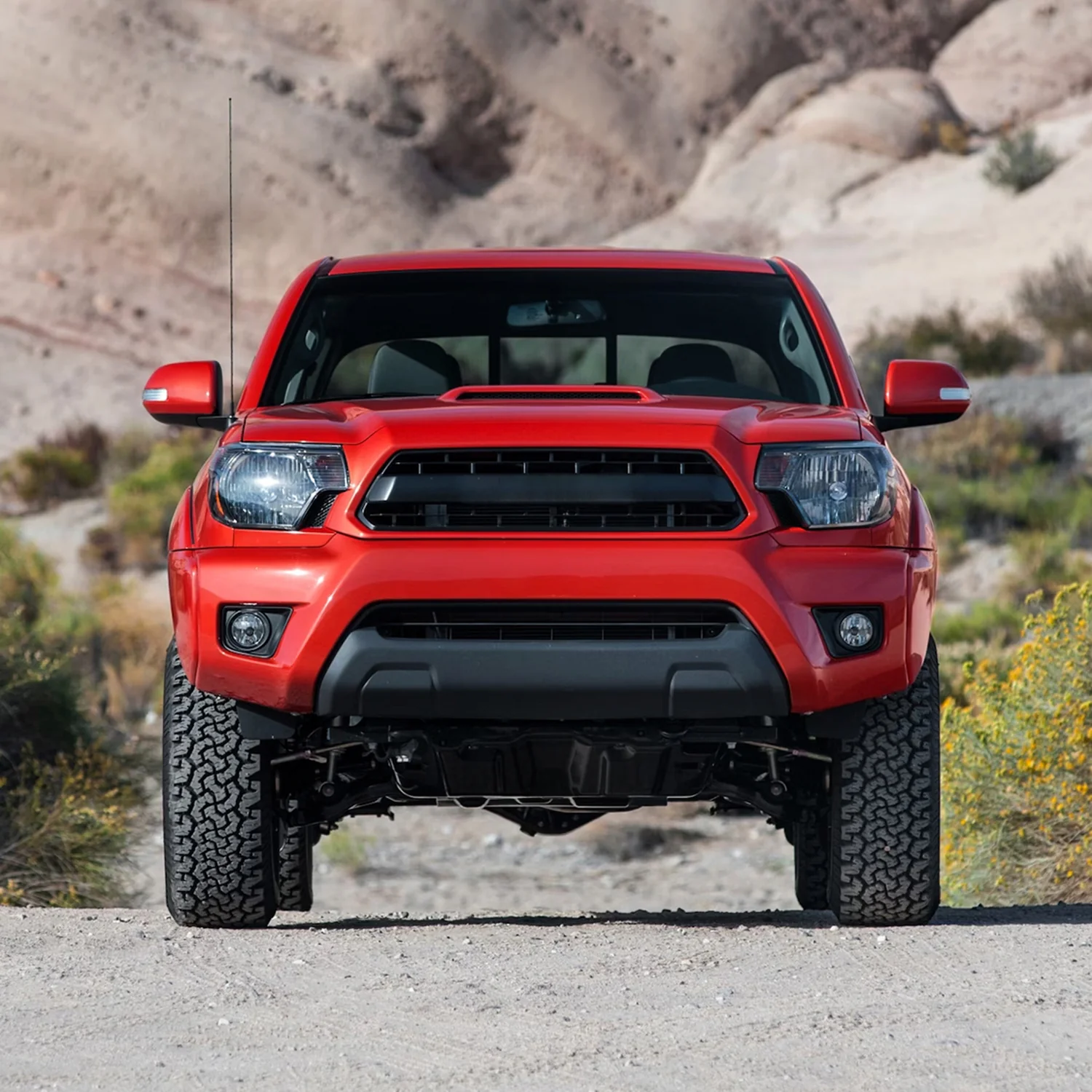 2012-2015 Toyota Tacoma Factory Headlights w/Amber Reflectors Matt Black/Clear - Image 10