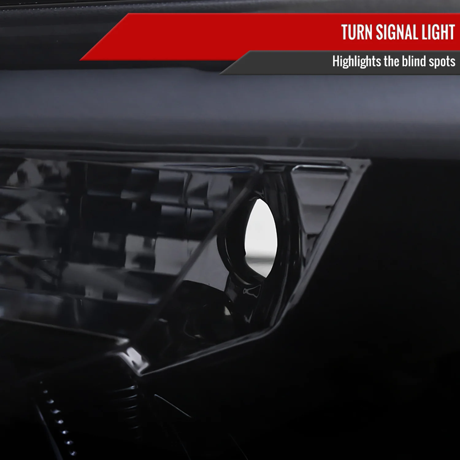 2012-2015 Toyota Tacoma LED C-Bar Projector Headlights Glossy Black/Smoke Lens - Image 5