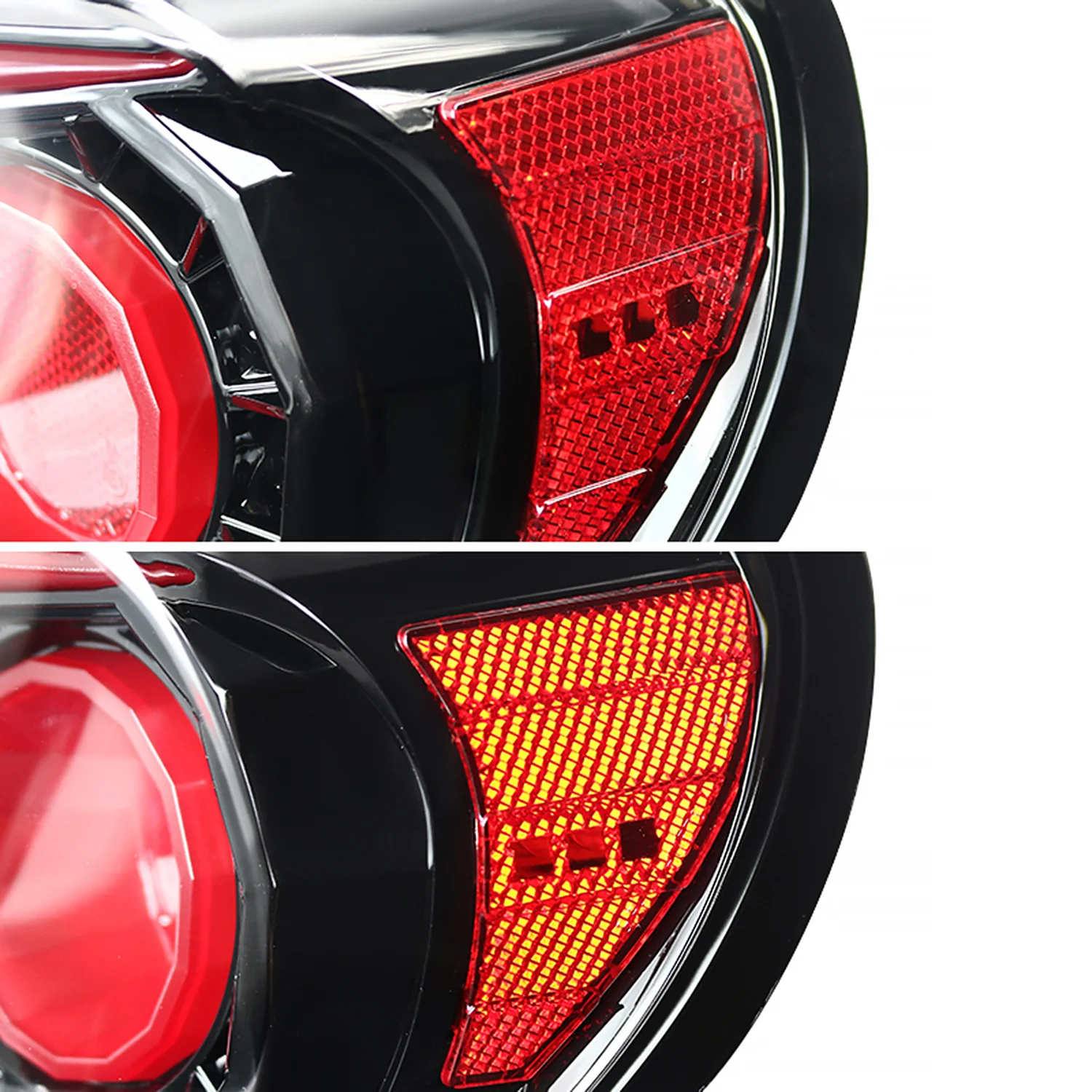 2012-2016 Scion FRS/ Subaru BRZ/ Toyota 86 LED Tail Lights Jet Black/Clear - Image 7