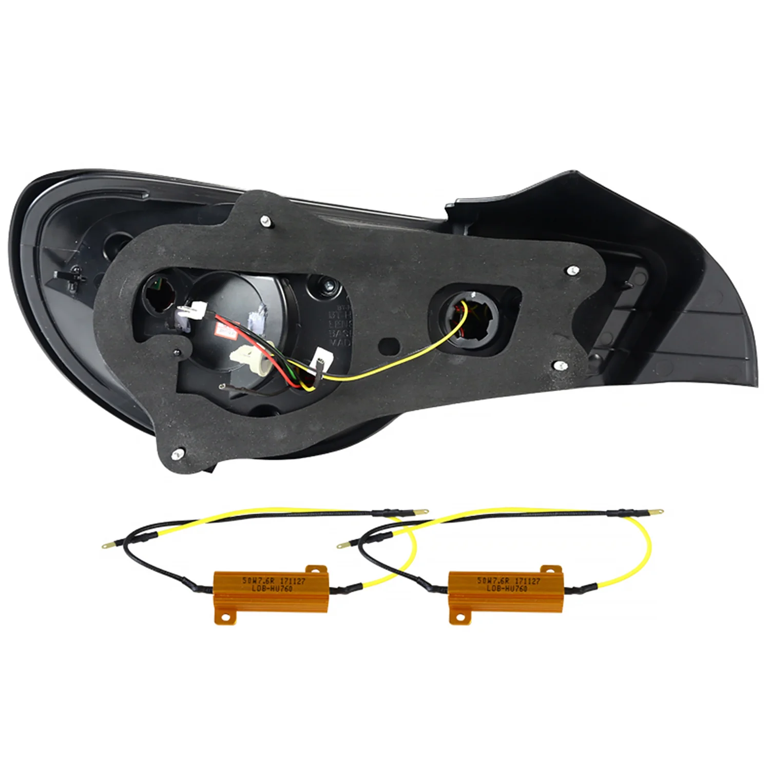 2012-2016 Scion FRS/ Subaru BRZ/ Toyota 86 LED Tail Lights Satin Black/Clear - Image 9