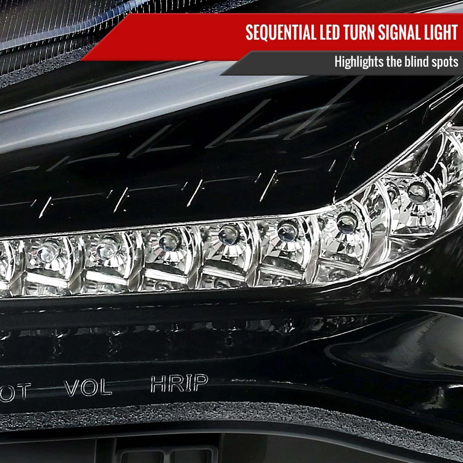 2012-2017 Scion FRS/ Toyota 86 LED Bar Headlights Signal Lights Black - Image 5