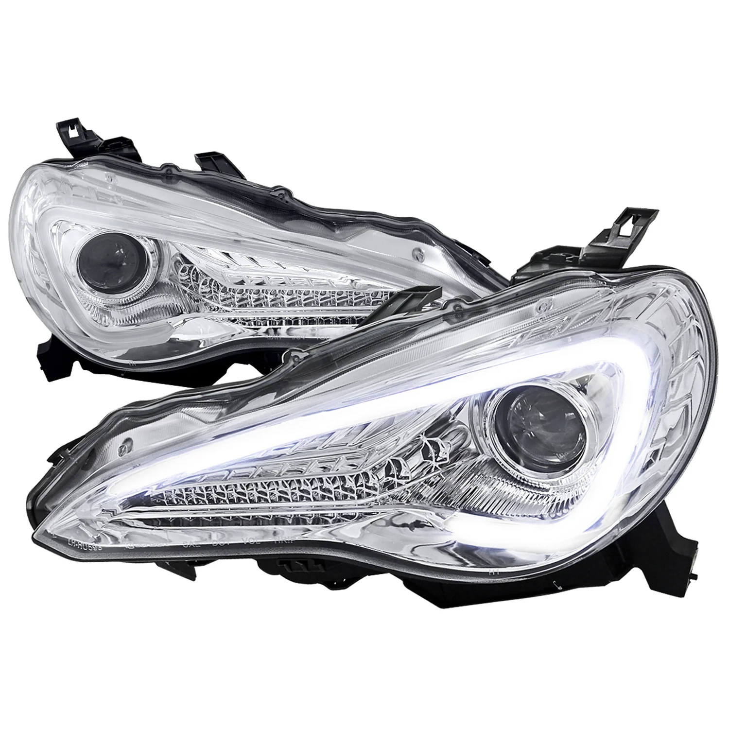 2012-2017 Scion FRS/ Toyota 86 Projector Headlights LED & Signal Lights Chrome